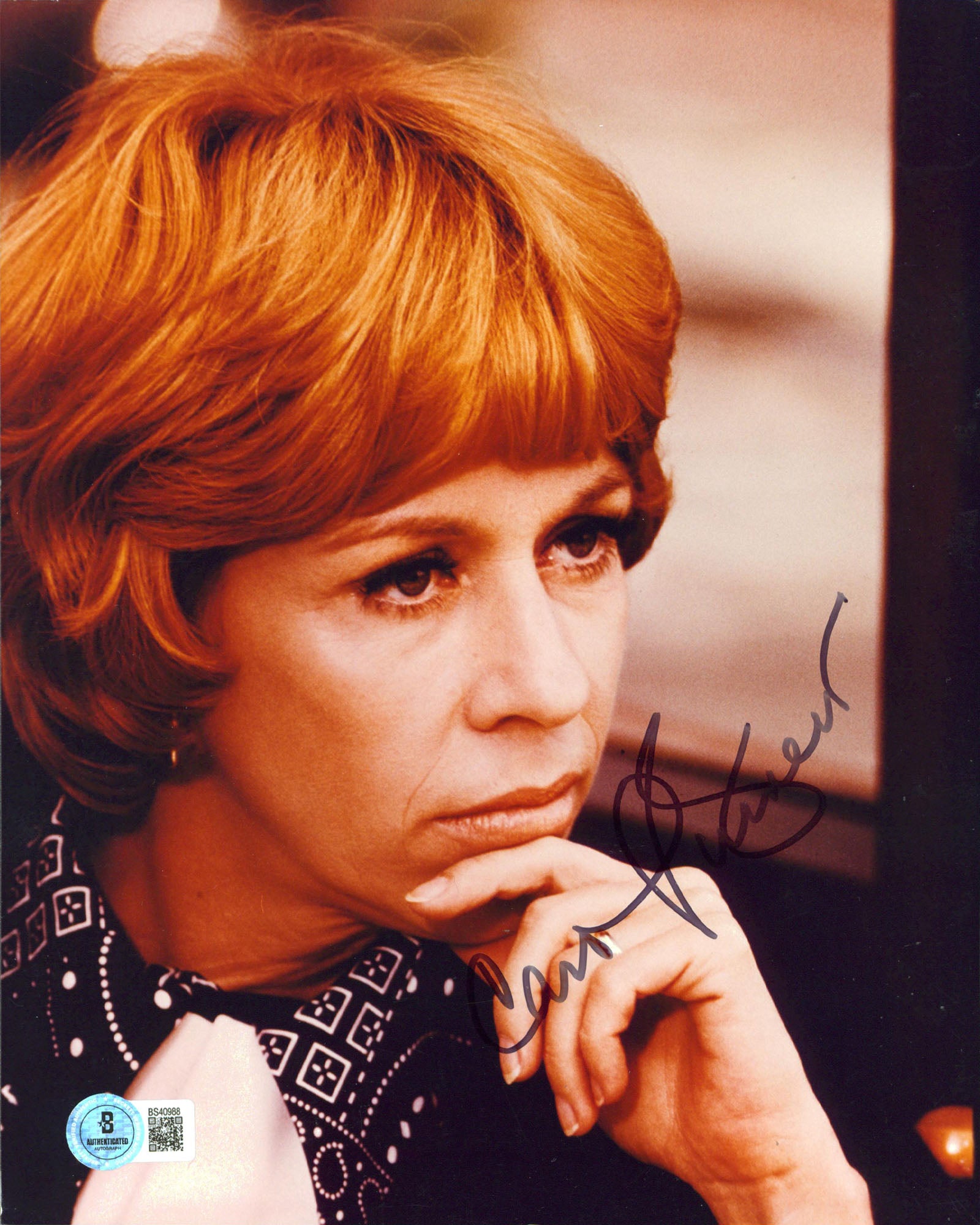 Carol Burnett The Carol Burnett Show Authentic Signed 8x10 Photo BAS #BS40988