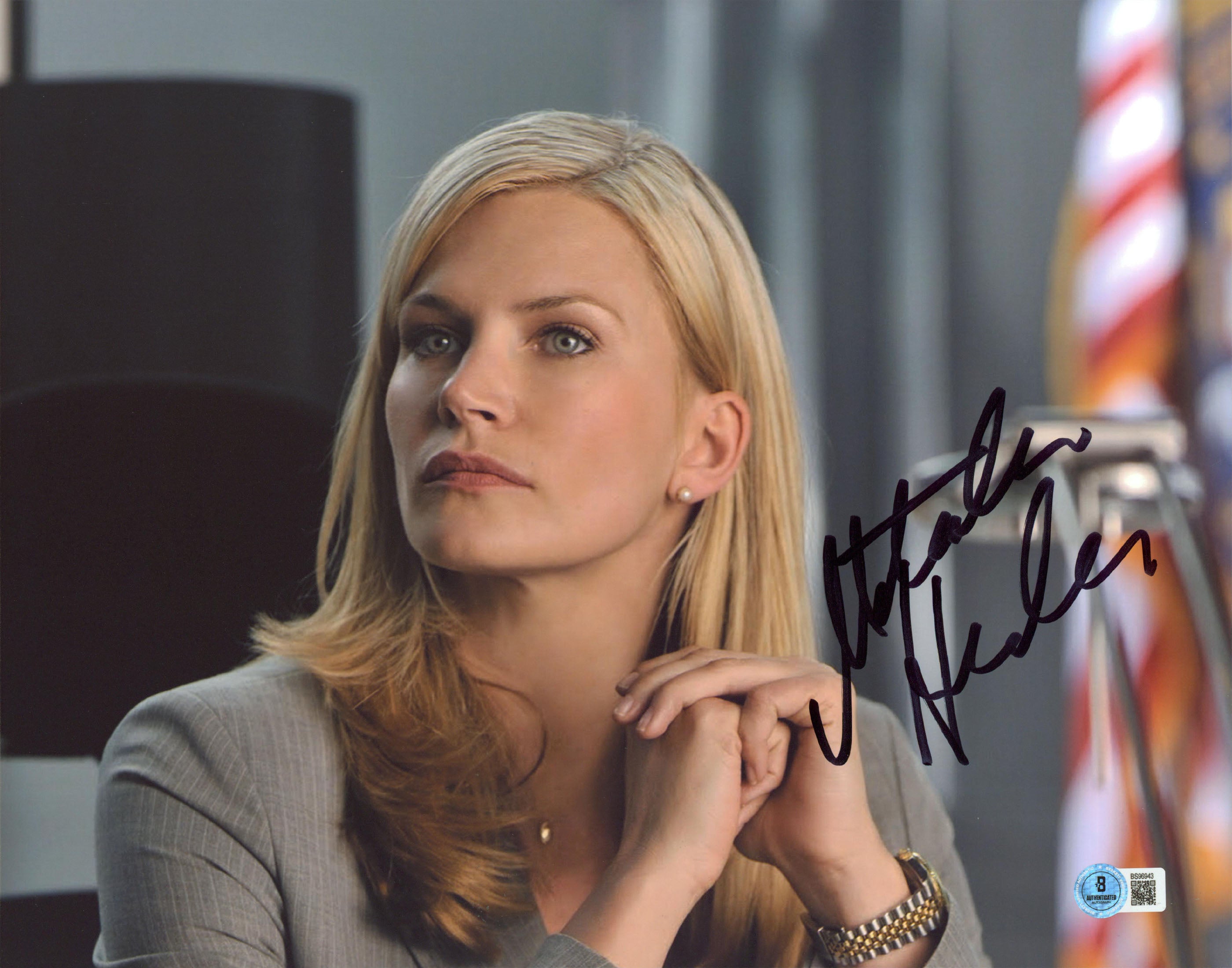 Natasha Henstridge The Devil's Teardrop Authentic Signed 11x14 Photo BAS BS96943