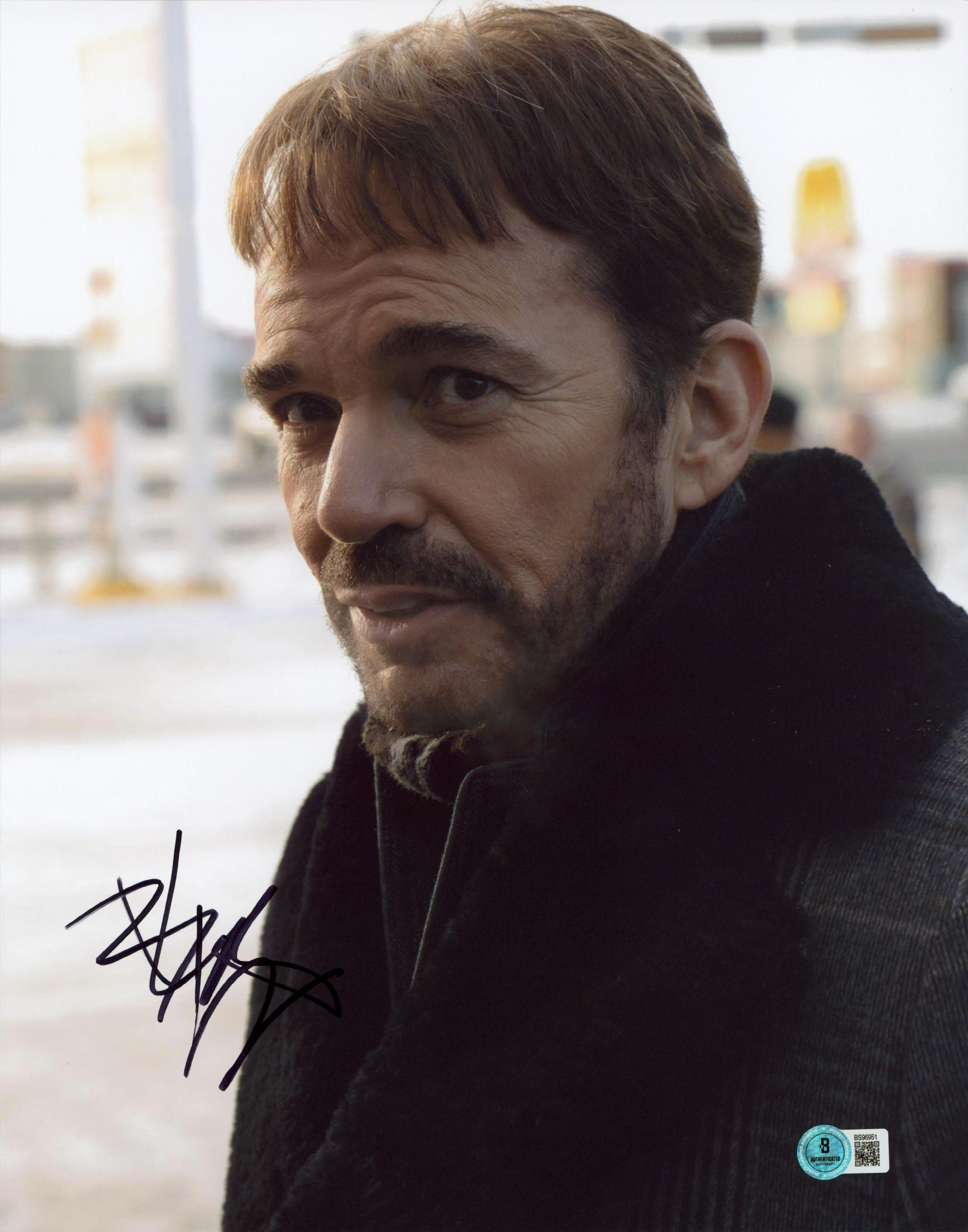Billy Bob Thornton Fargo Authentic Signed 11x14 Vertical Photo BAS #BS96951