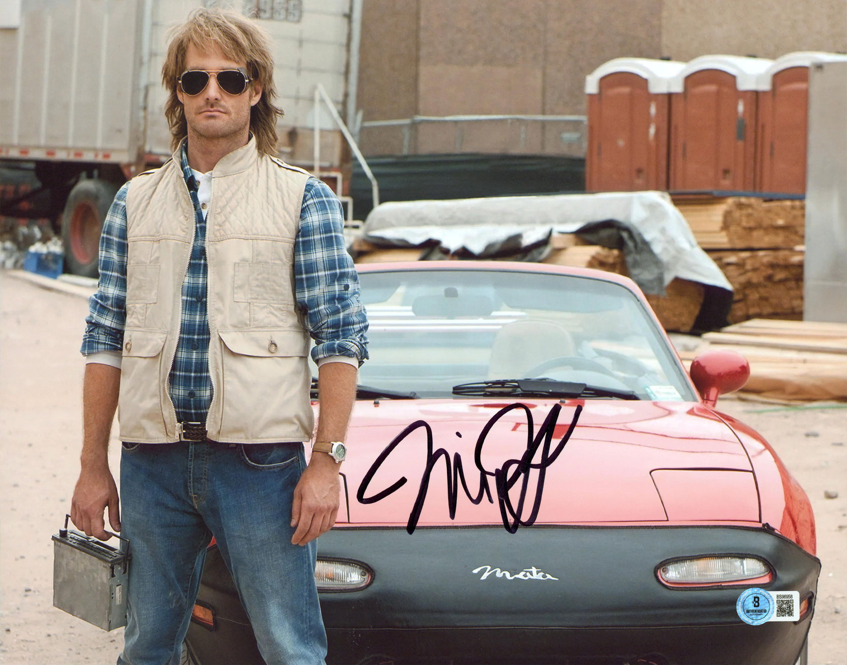Will Forte MacGruber Authentic Signed 11x14 Horizontal Photo BAS #BS96958