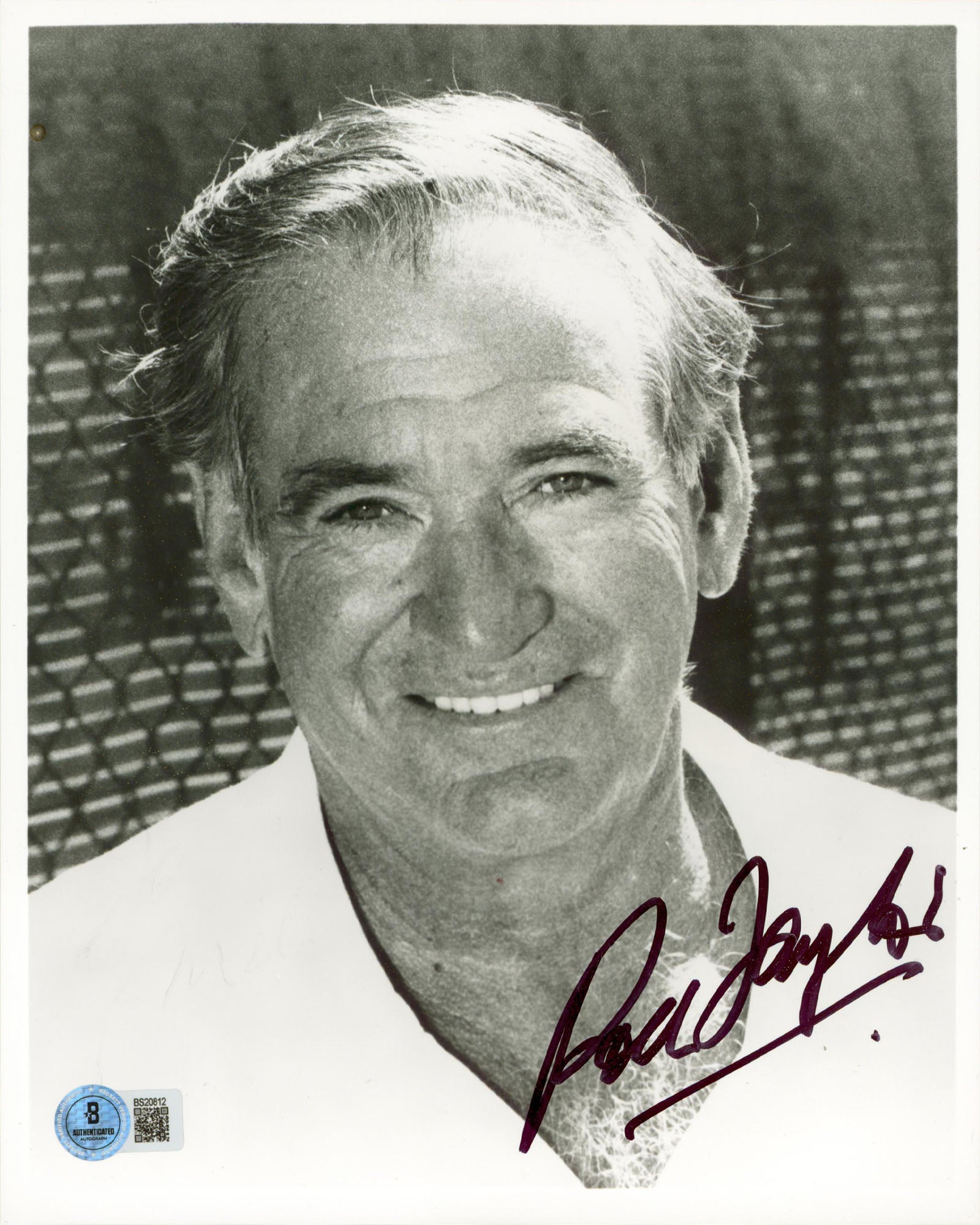 Rod Taylor The Time Machine Authentic Signed 8x10 Vertical Photo BAS #BS20812