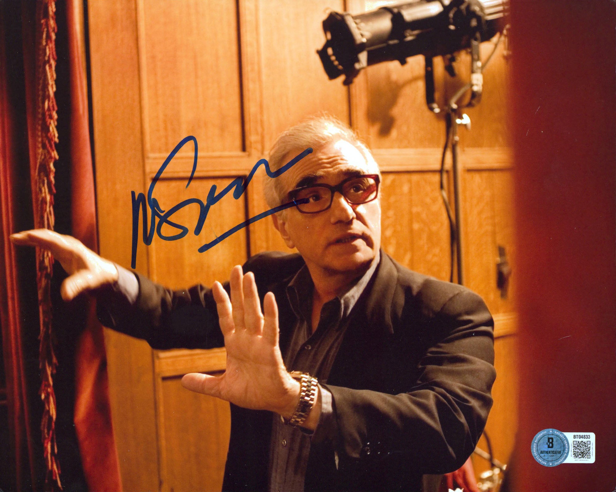Martin Scorsese Shutter Island Authentic Signed 8x10 Photo BAS #BT04833