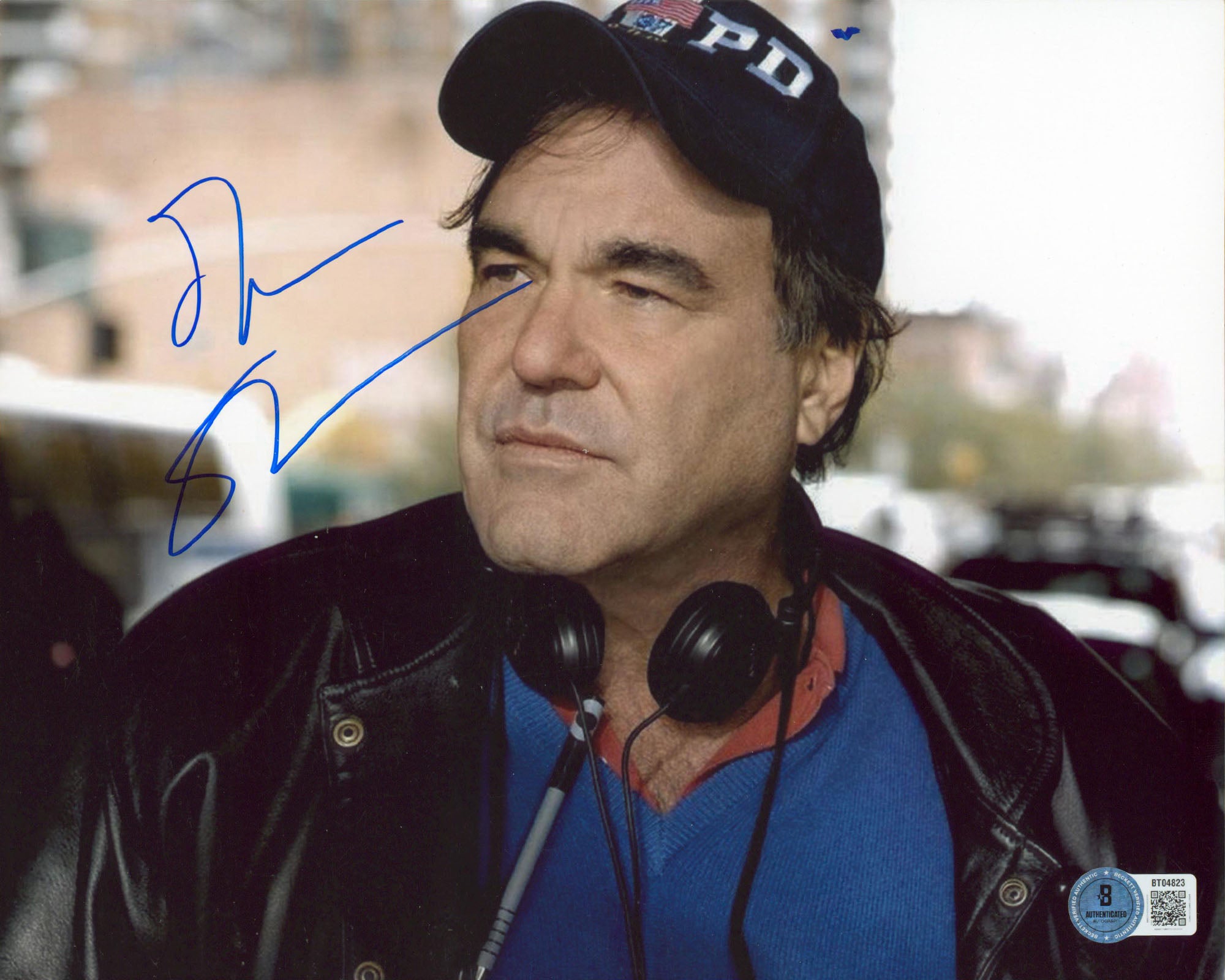 Oliver Stone Natural Born Killers Authentic Signed 8x10 Photo BAS #BT04823