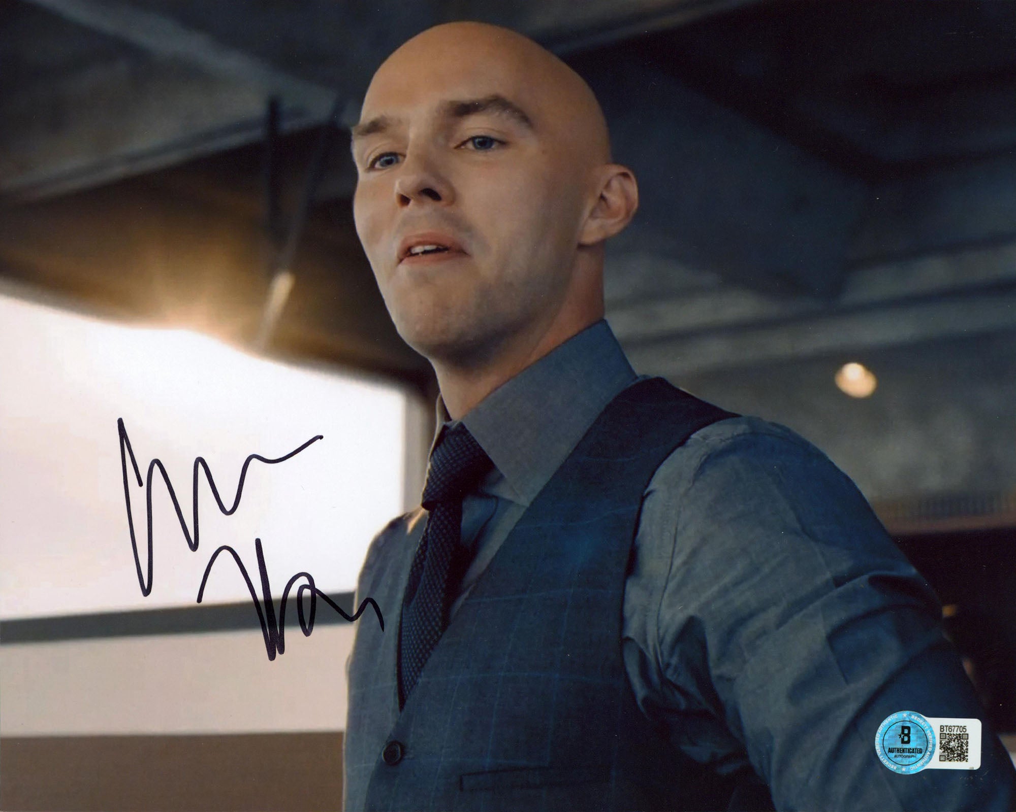 Nicholas Hoult Superman Authentic Signed 8x10 Horizontal Photo BAS #BT67705