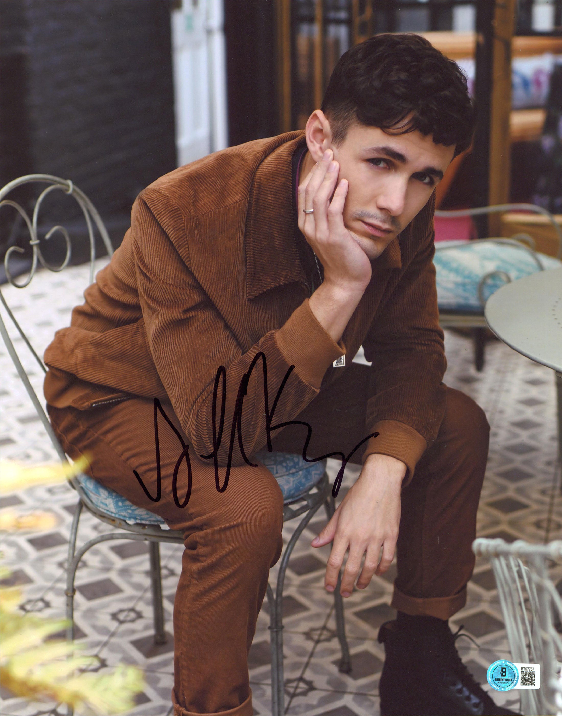 Jonah Hauer-King The Little Mermaid Authentic Signed 11x14 Photo BAS #BT67757