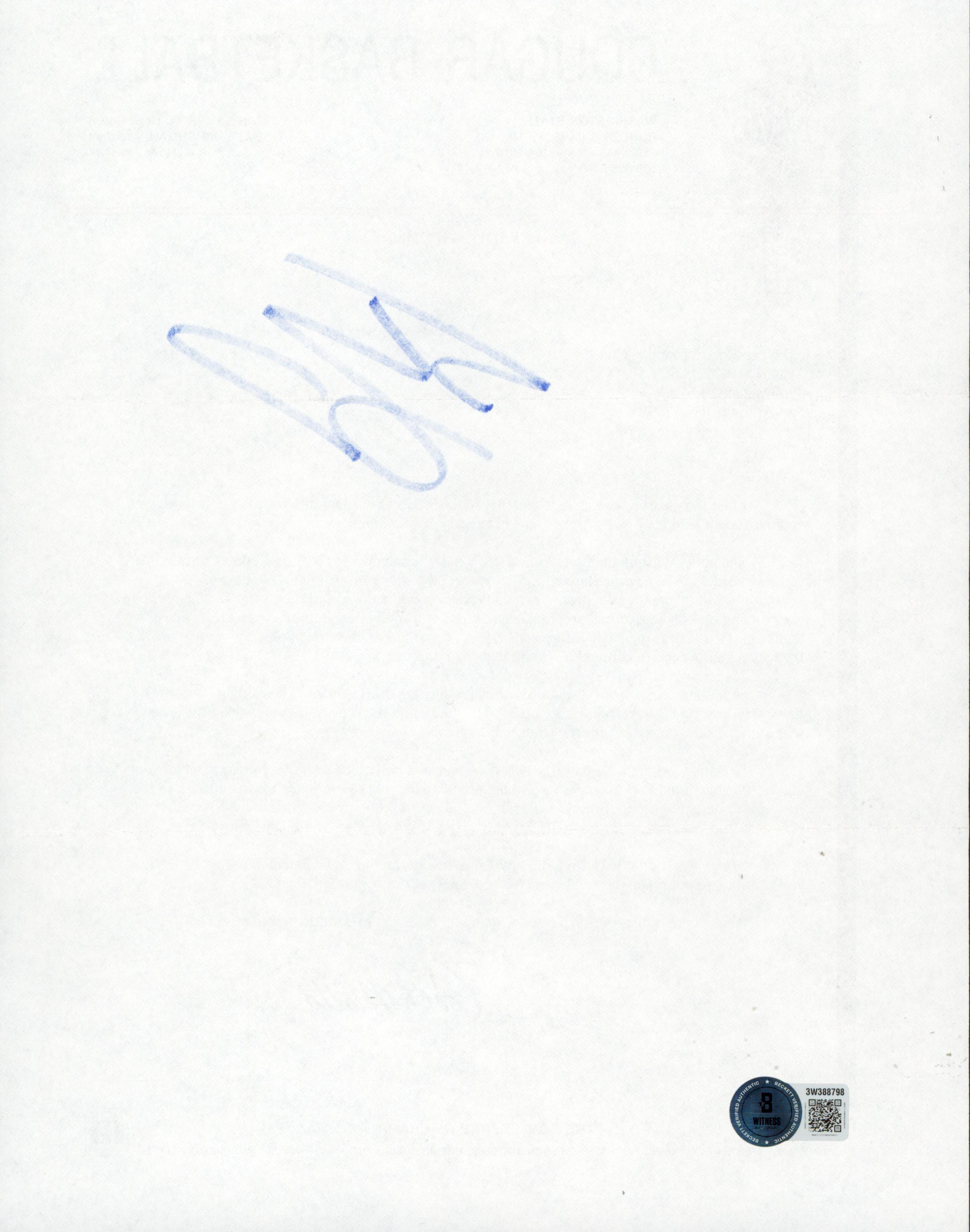 Shaquille O'Neal Signed 1988 Washington State University Recruitment Letter BAS