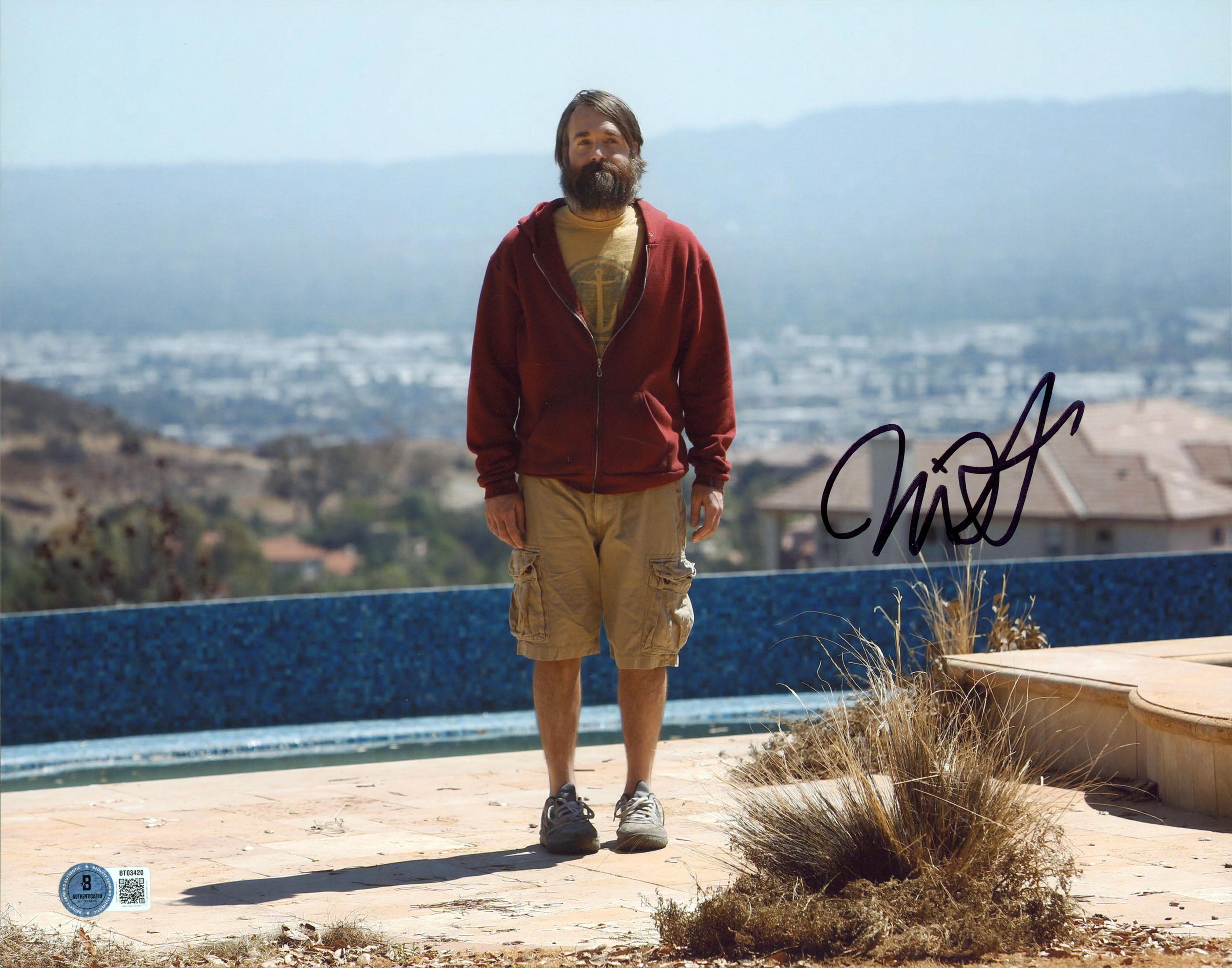 Will Forte The Last Man On Earth Authentic Signed 11x14 Photo BAS #BT03420
