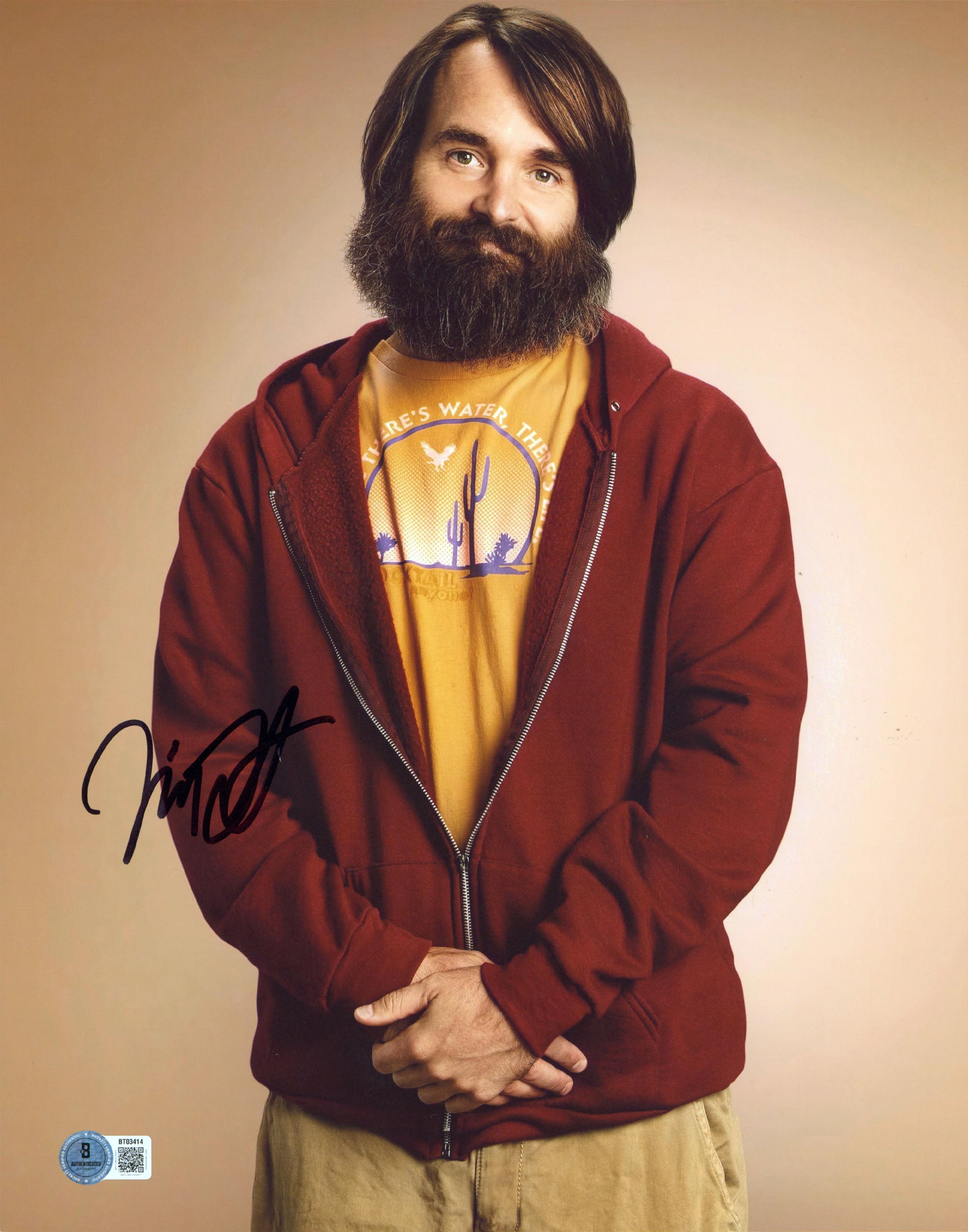 Will Forte The Last Man On Earth Authentic Signed 11x14 Photo BAS #BT03414