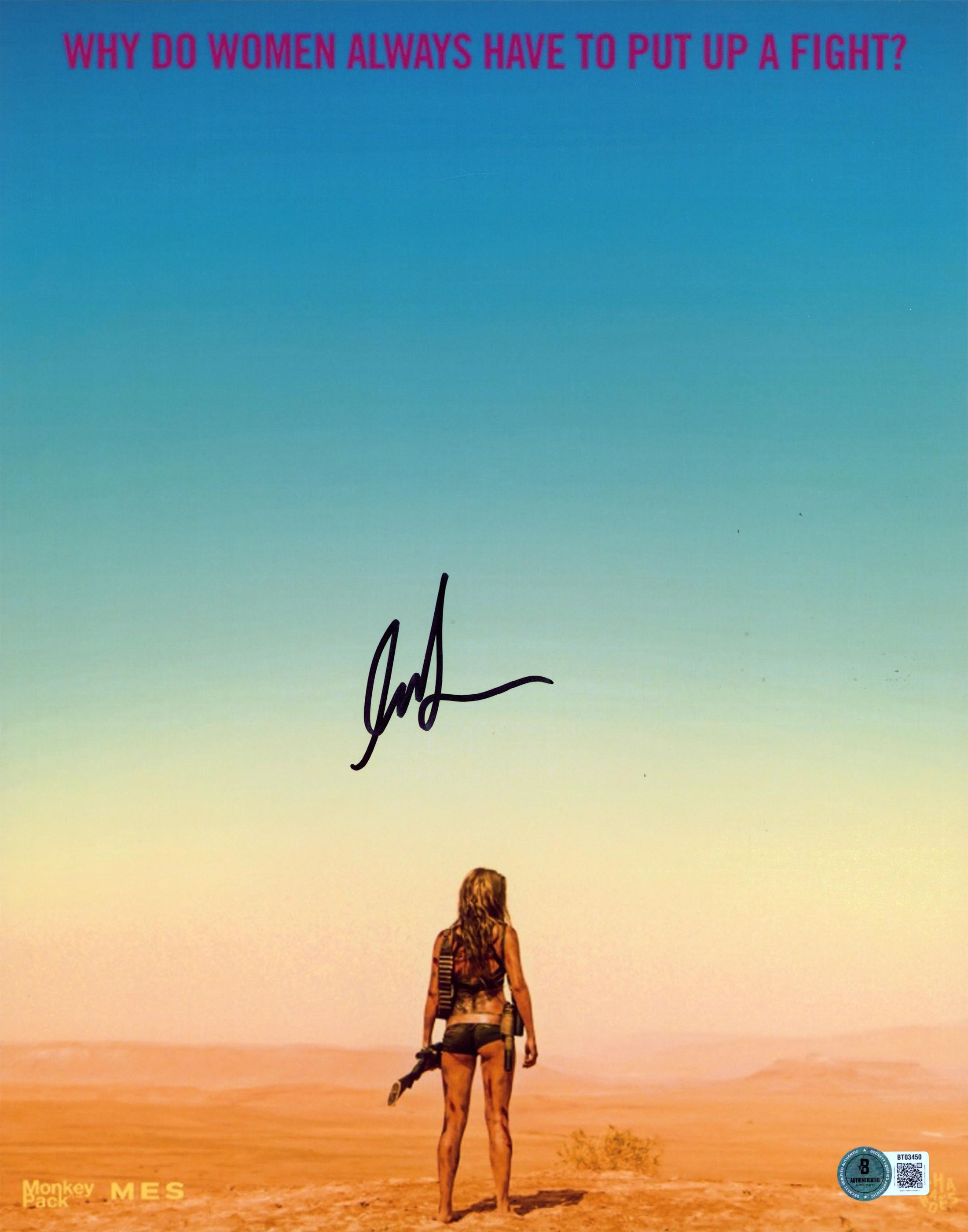 Matilda Lutz Revenge Authentic Signed 11x14 Vertical Photo BAS #BT03450