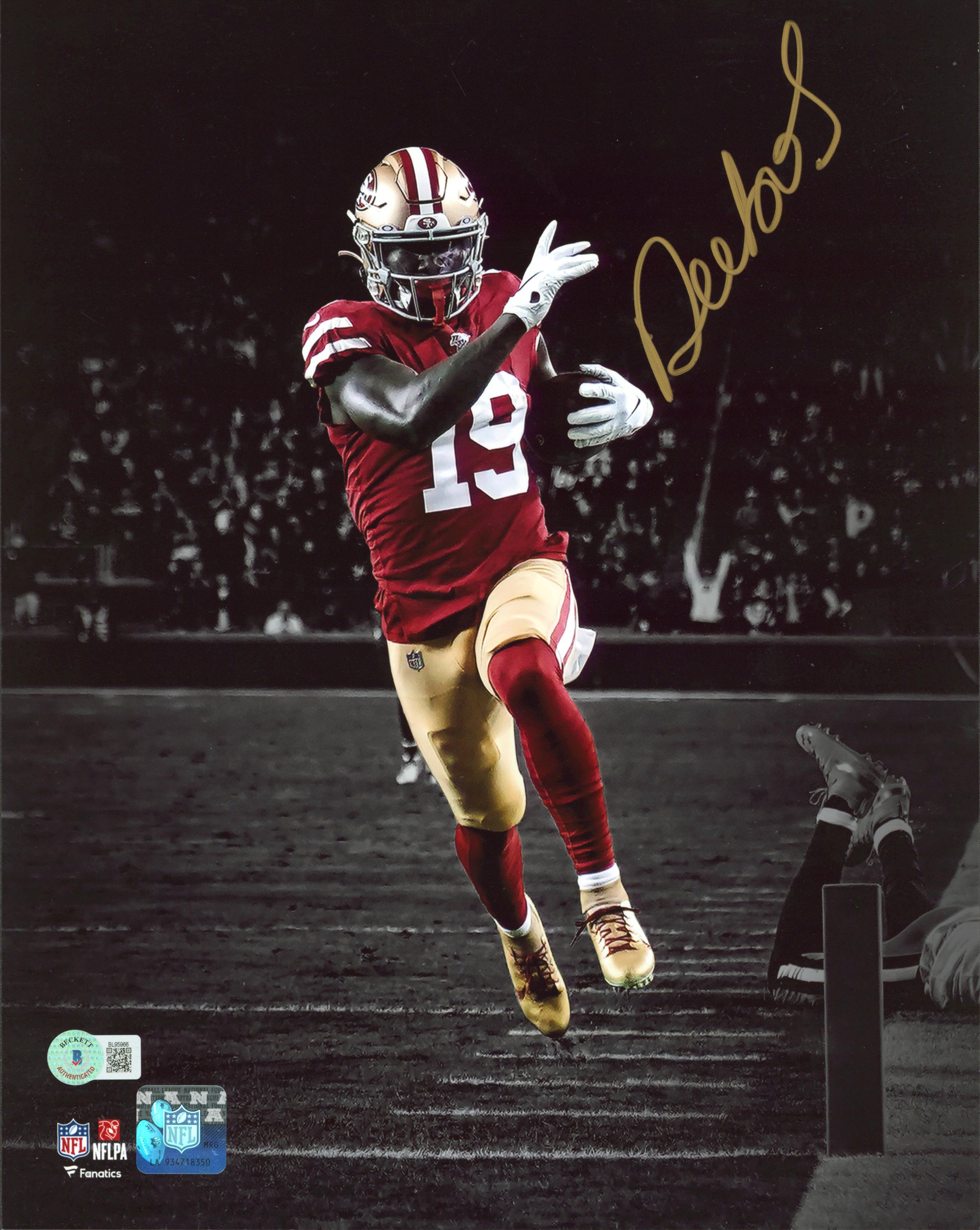 49ers Deebo Samuel Authentic Signed 11x14 Vertical Spotlight Photo BAS
