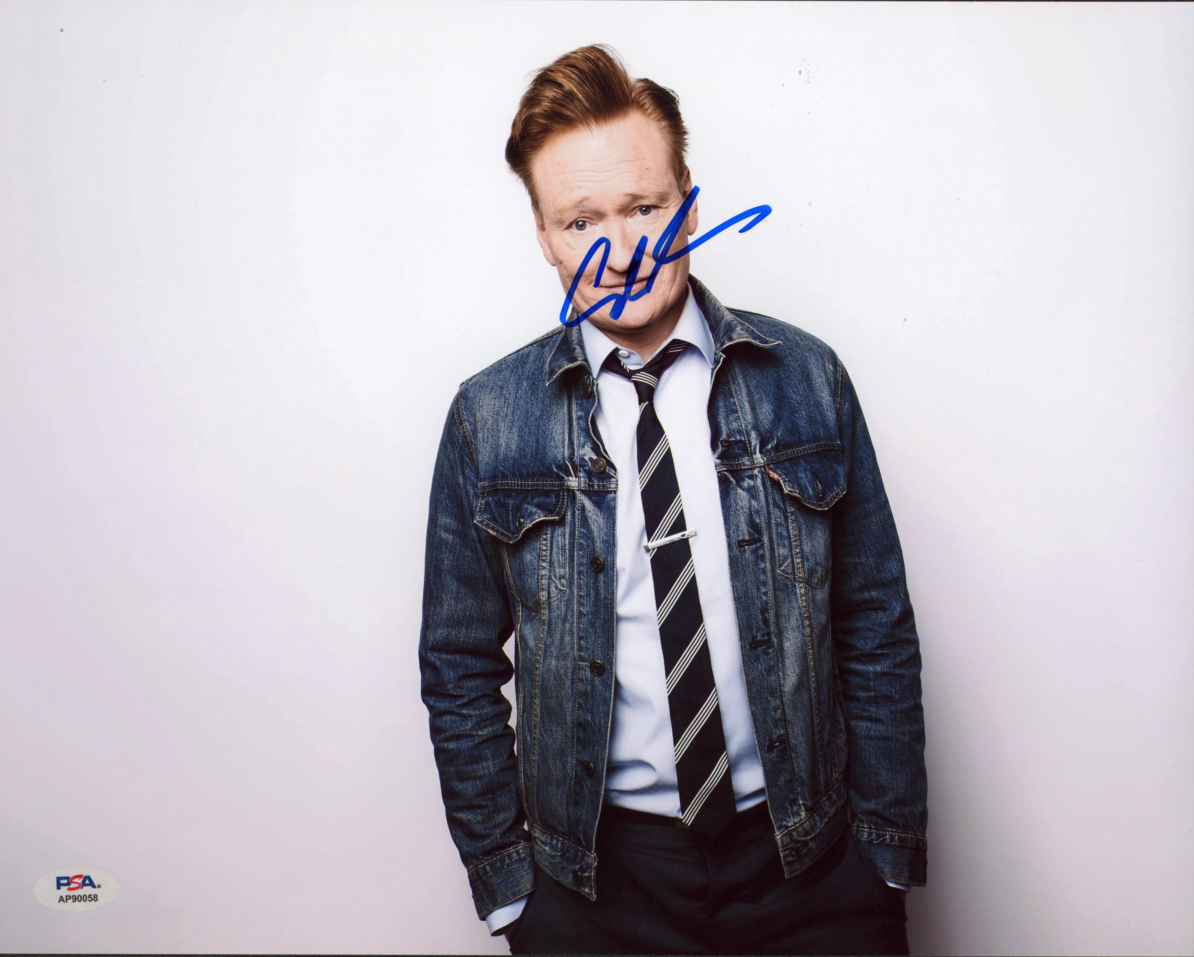 Conan O'Brien The Tonight Show Authentic Signed 11x14 Photo PSA/DNA #AP90058