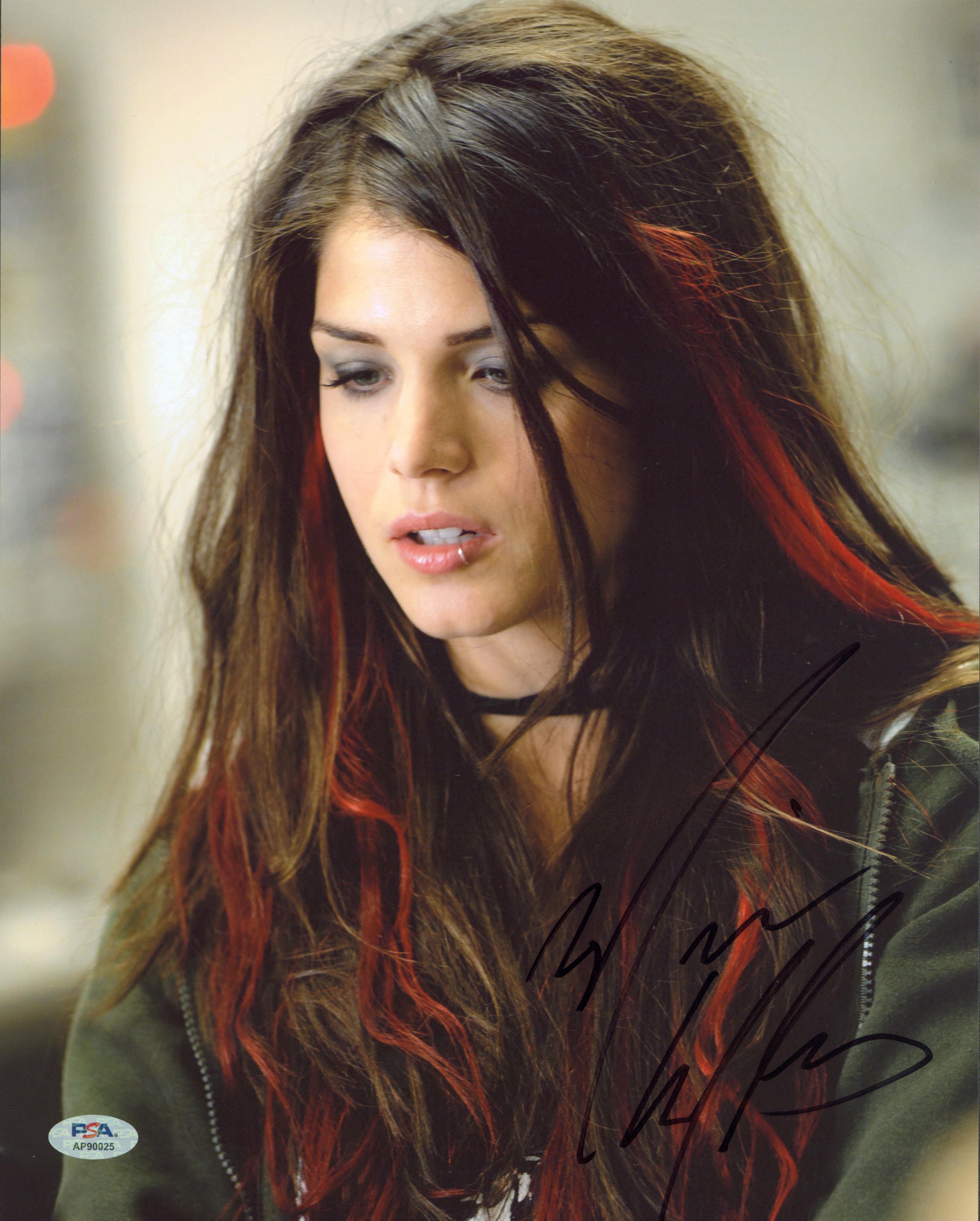 Marie Avgeropoulos The 100 Authentic Signed 11x14 Vertical Photo PSA #AP90025