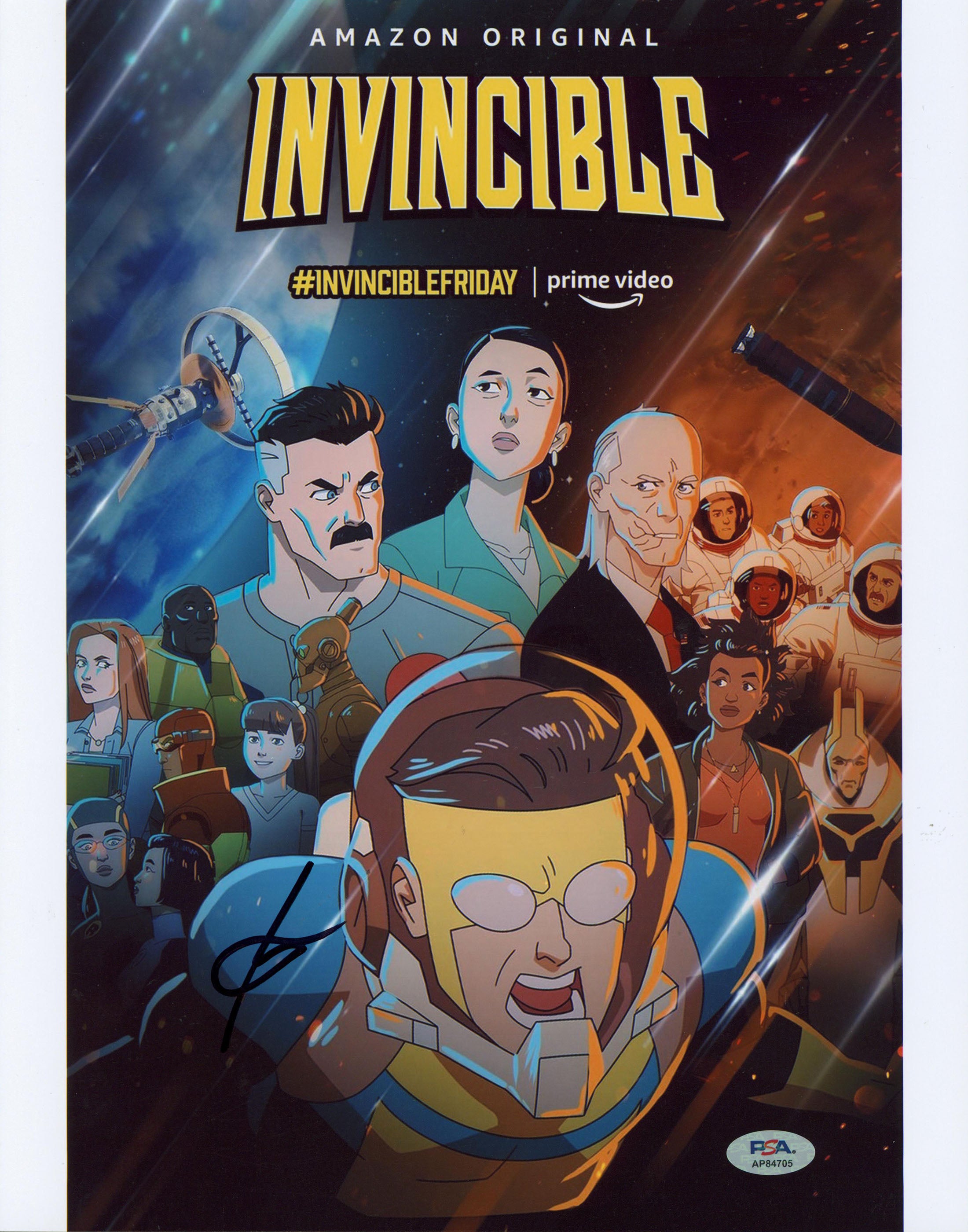 Seth Rogen Invincible Authentic Signed 11x14 Vertical Photo PSA/DNA #AP84705