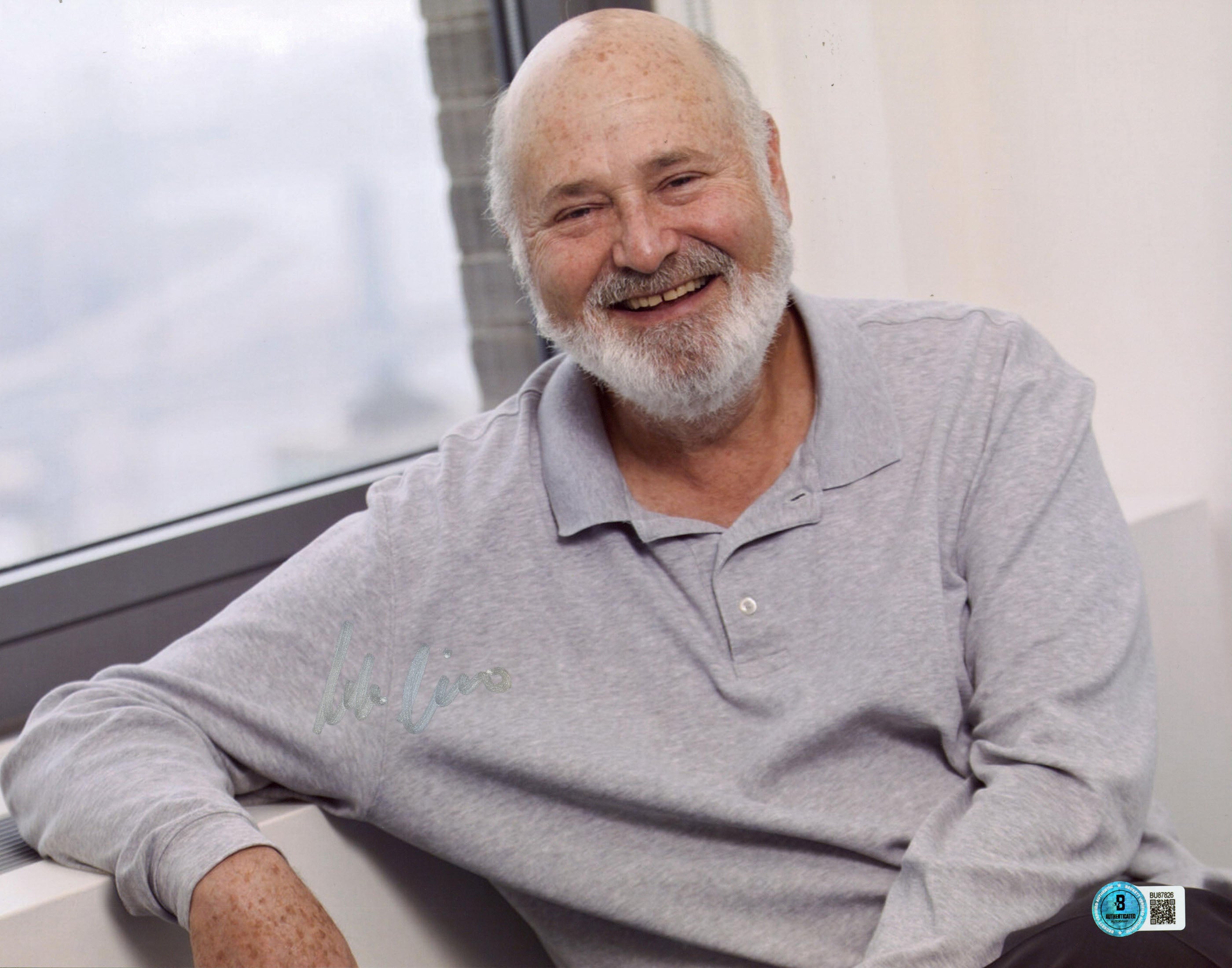 Rob Reiner Shock And Awe Authentic Signed 11x14 Horizontal Photo BAS #BU87826
