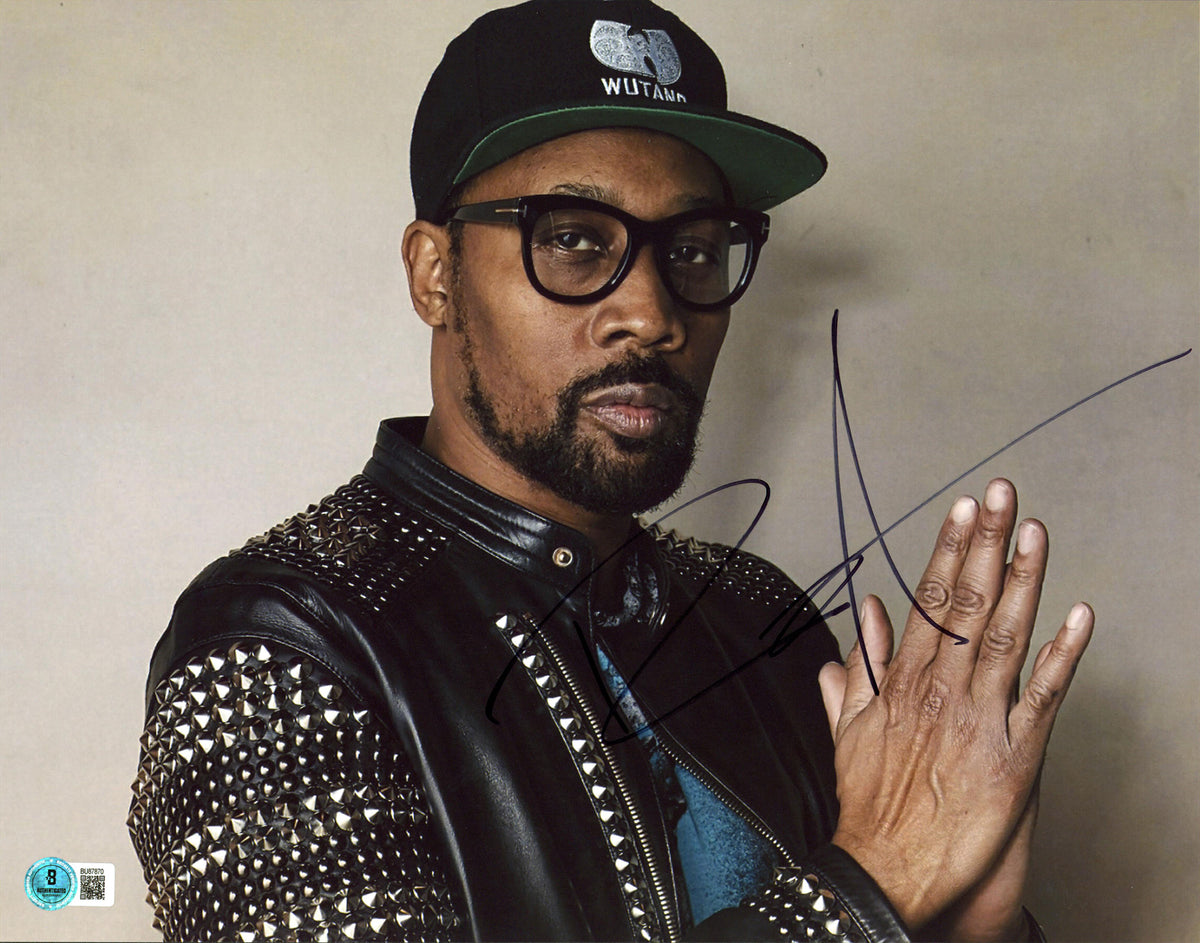 RZA Wu-Tang Clan Authentic Signed 11x14 Horizontal Photo BAS #BU87870