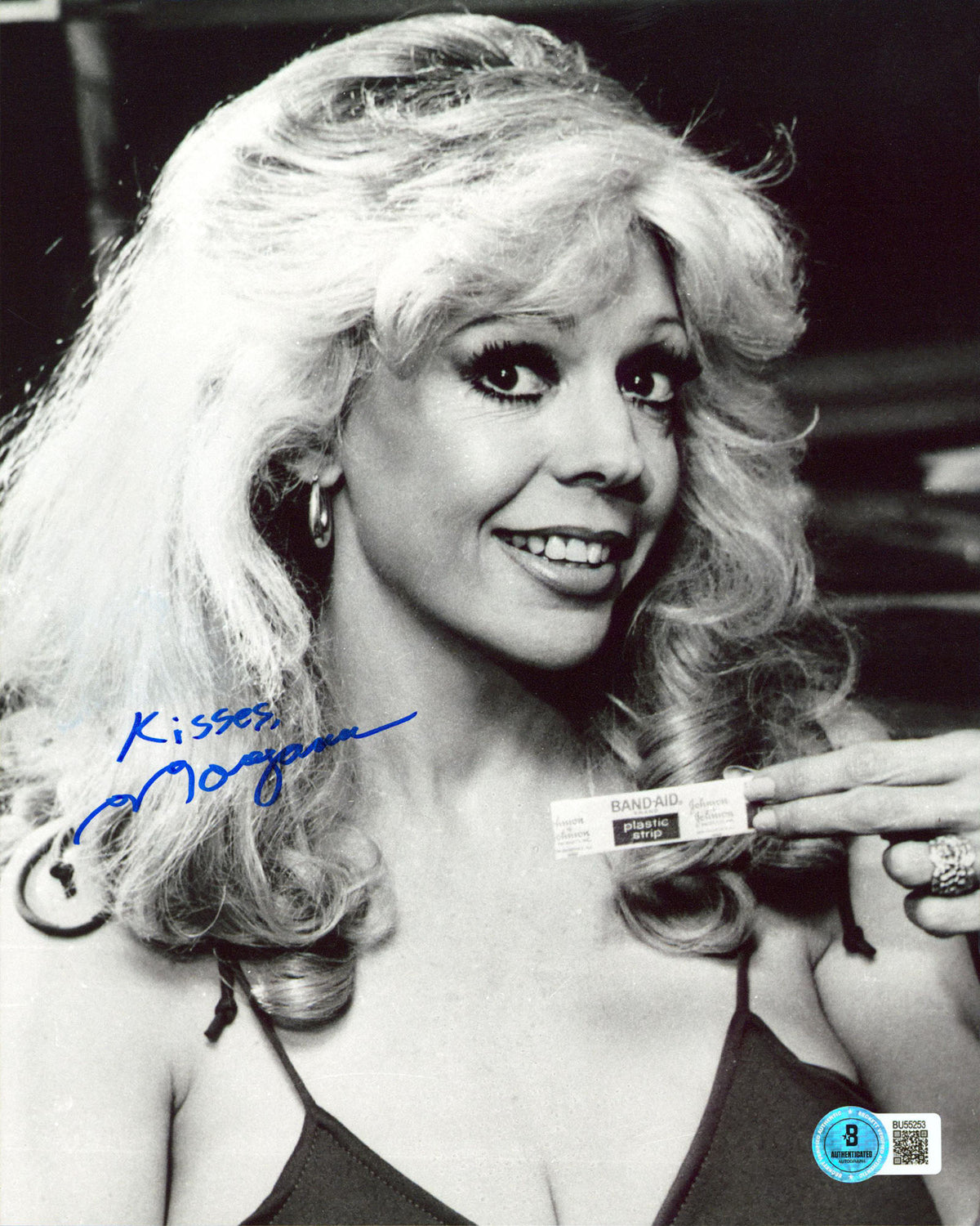 Morganna Roberts "Kisses" Authentic Signed 8x10 Vertical Photo BAS #BU55253