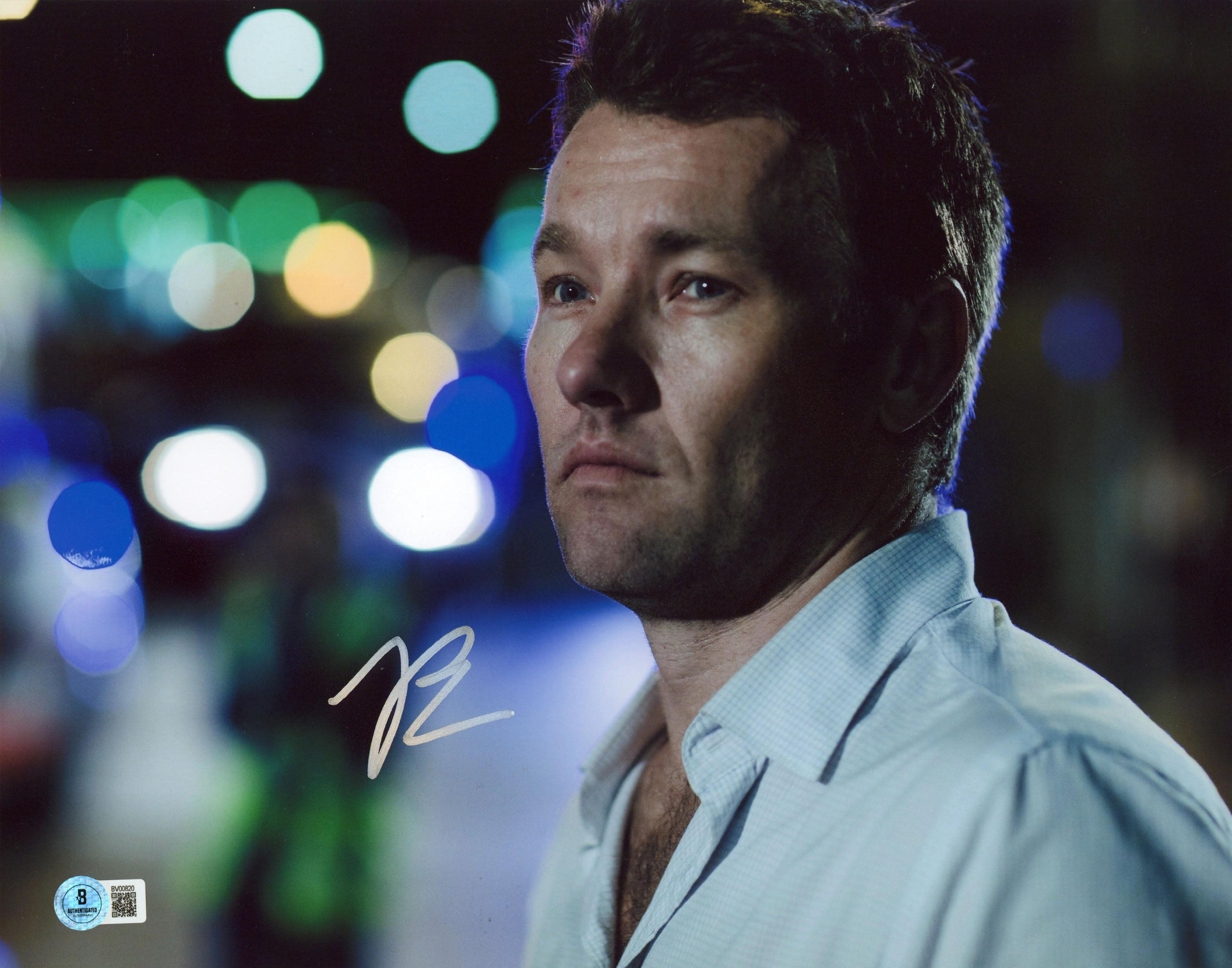 Joel Edgerton Felony Authentic Signed 11x14 Horizontal Photo BAS #BV00820