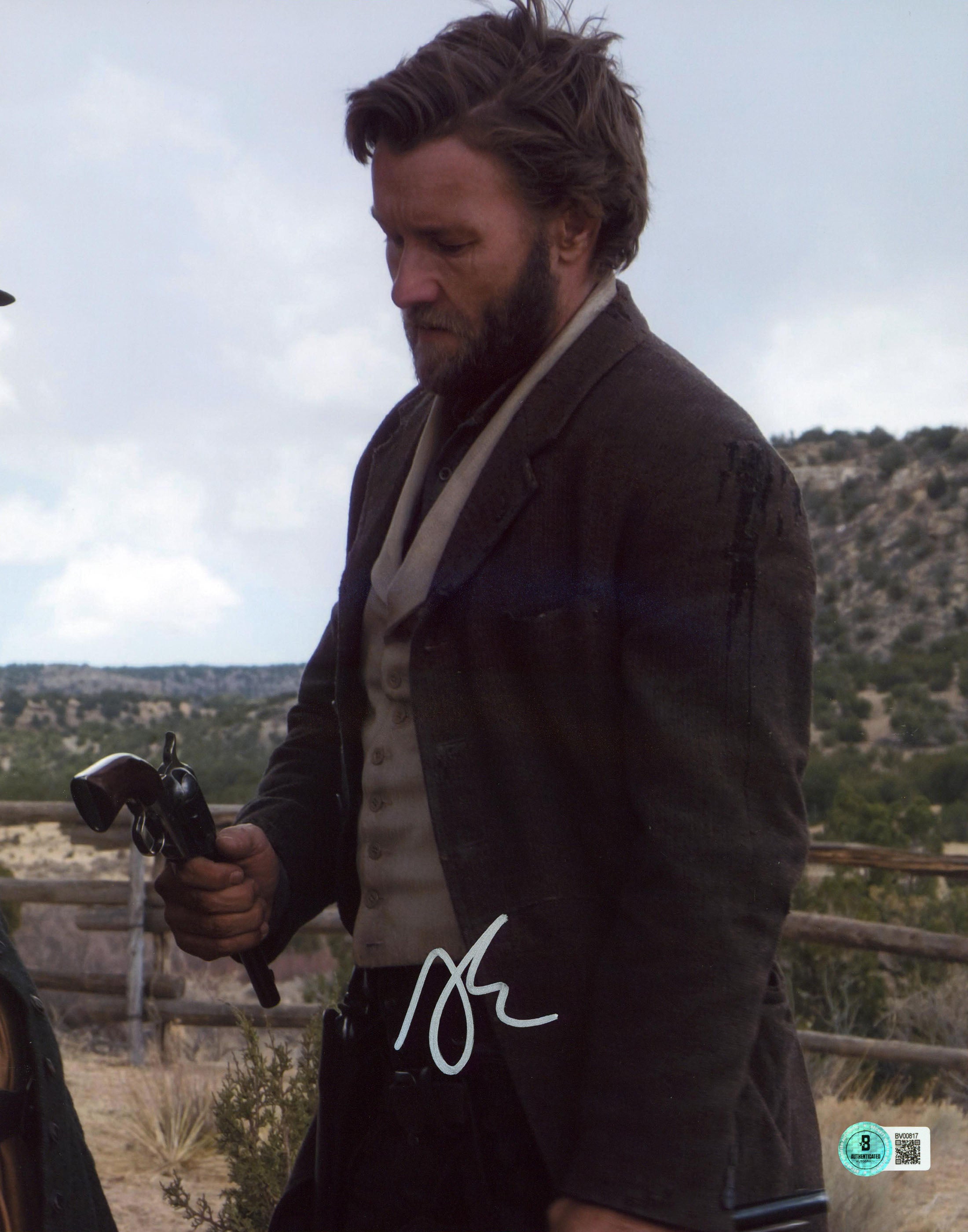Joel Edgerton Jane Got A Gun Authentic Signed 11x14 Vertical Photo BAS #BV00817