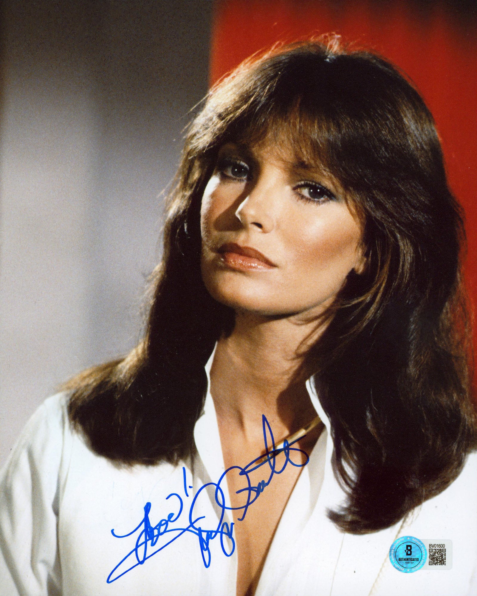 Jaclyn Smith Charlie's Angels Authentic Signed 8x10 Vertical Photo BAS #BV01600