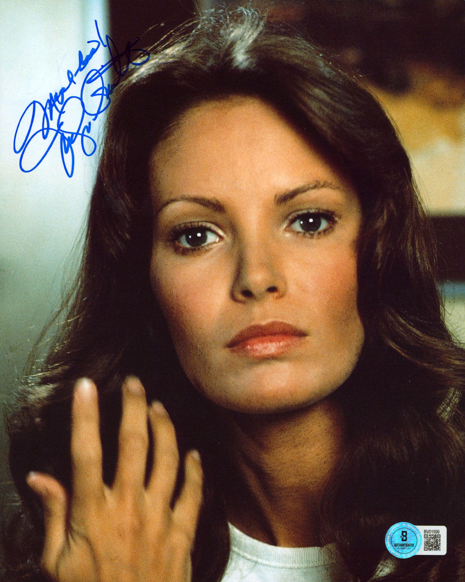 Jaclyn Smith Charlie's Angels Authentic Signed 8x10 Vertical Photo BAS #BV01599