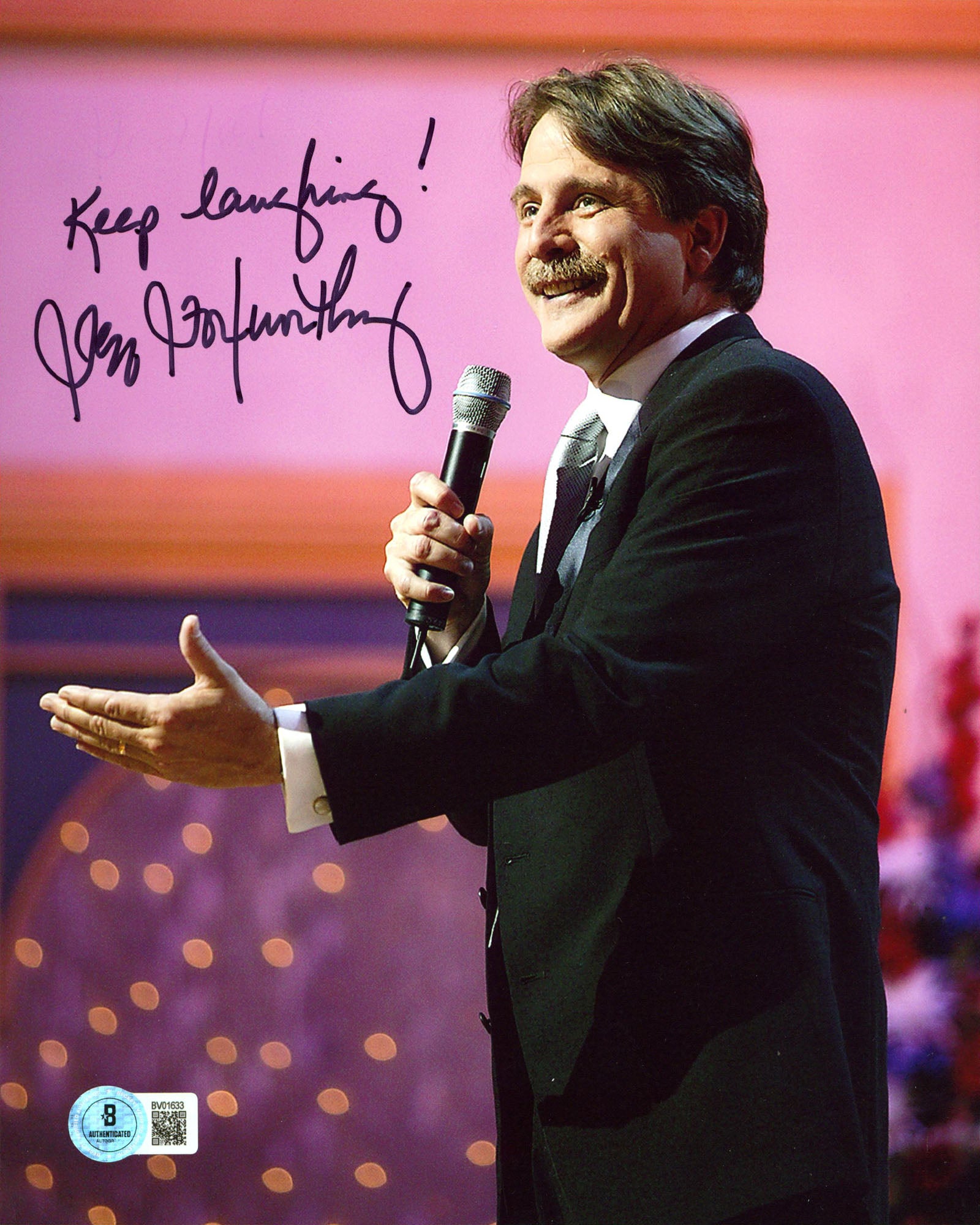 Jeff Foxworthy Comedian "Keep Laughing!" Authentic Signed 8x10 Photo BAS BV01633