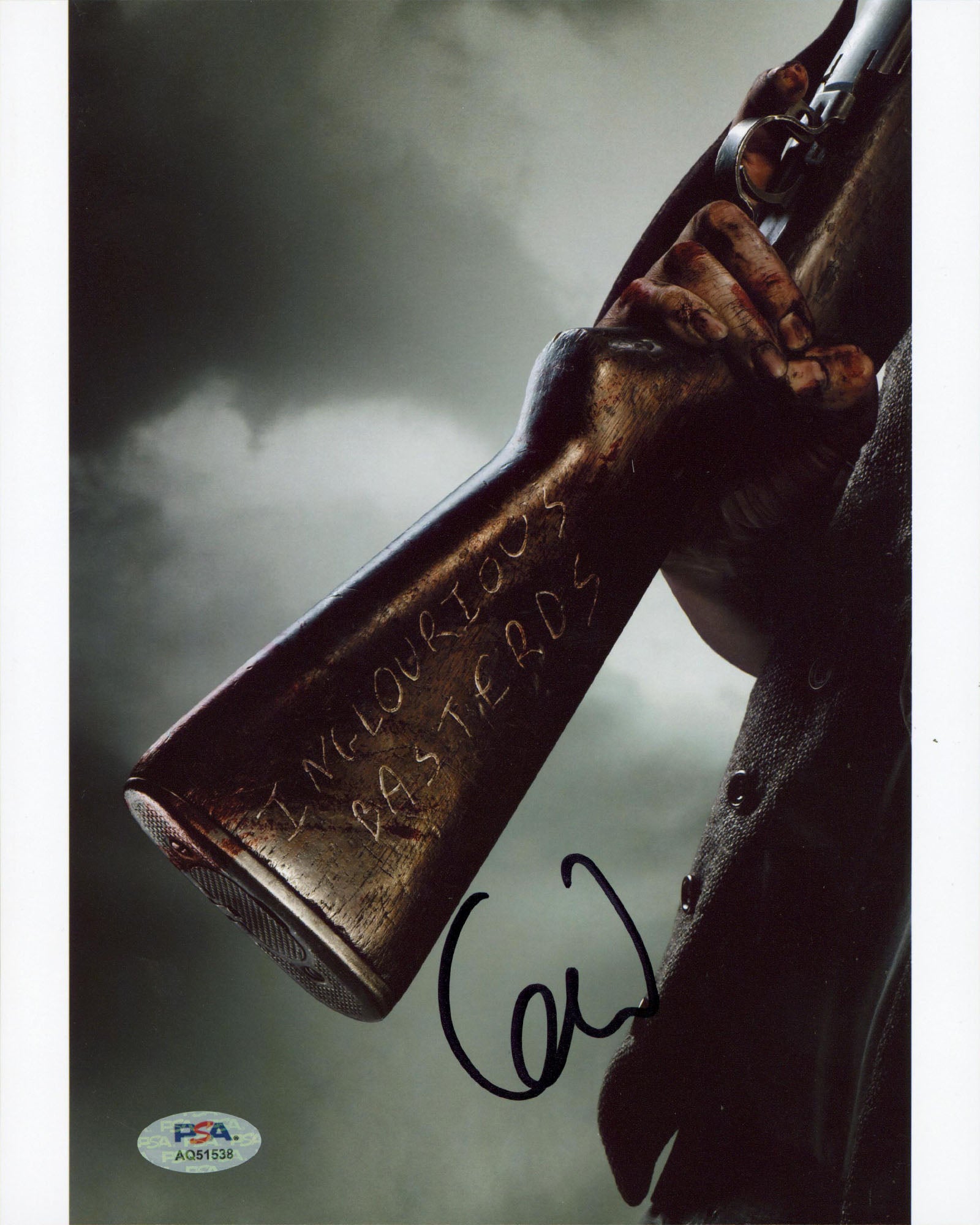 Christoph Waltz Inglourious Basterds Signed 8x10 Vertical Photo PSA/DNA #AQ51538