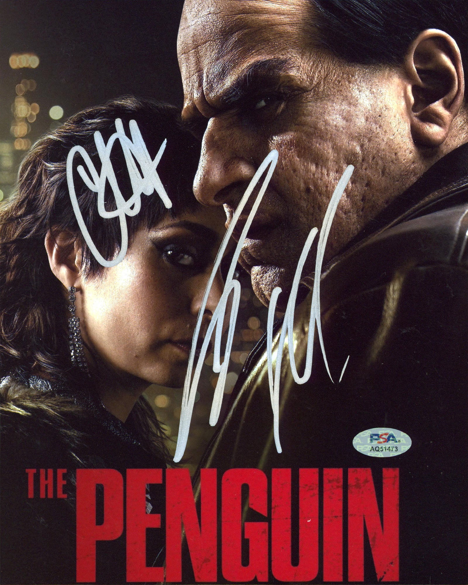 Colin Farrell & Cristin Milioti The Penguin Signed 8x10 Photo PSA/DNA #AQ51473
