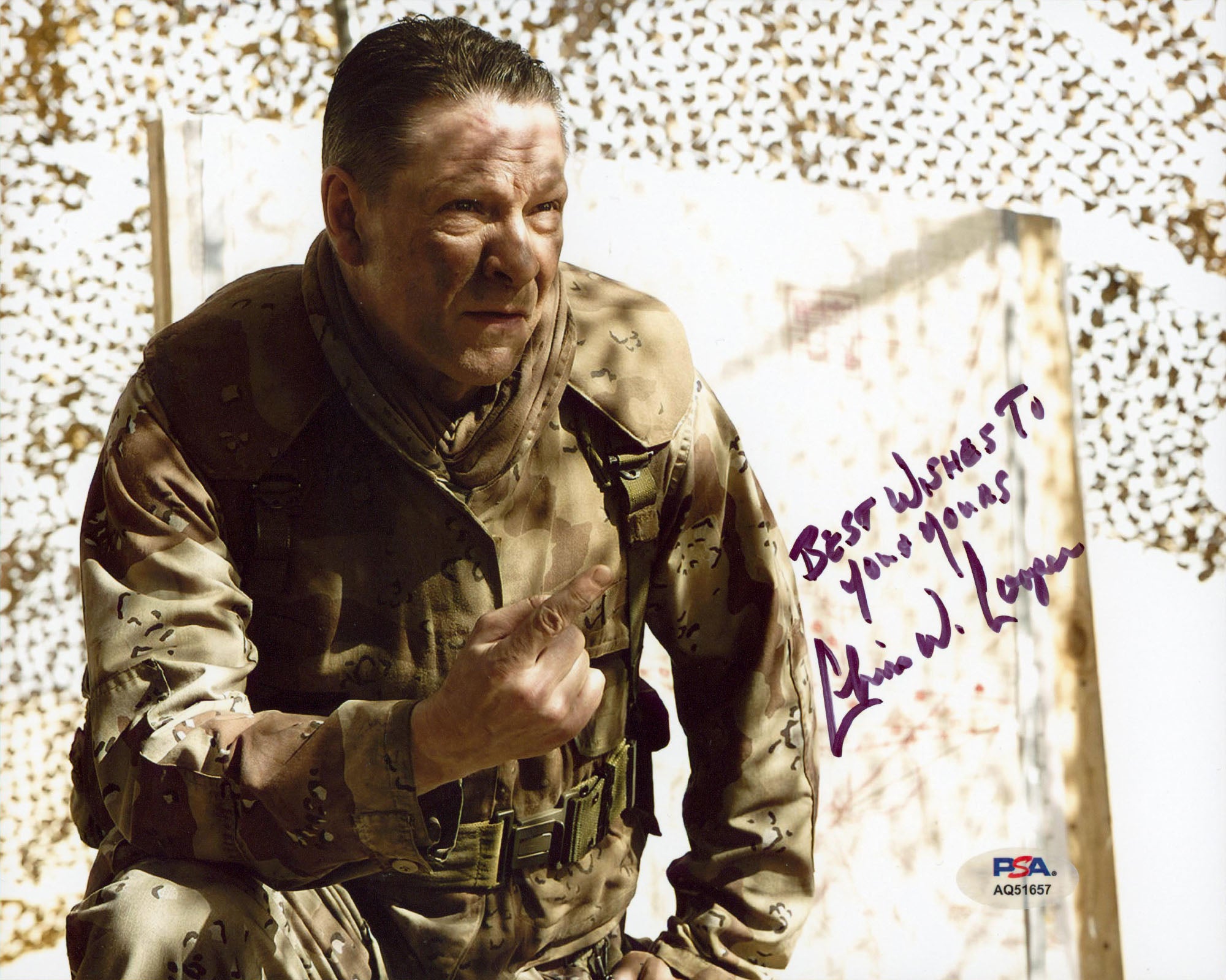 Chris Cooper Jarhead "Best Wishes To You.." Signed 8x10 Photo PSA/DNA #AQ51657