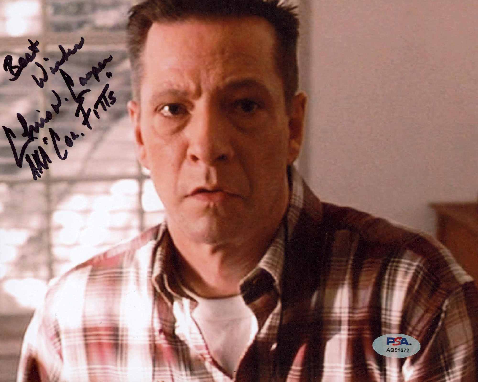 Chris Cooper American Beauty "AKA Col. Fitts" Signed 8x10 Photo PSA/DNA #AQ51672