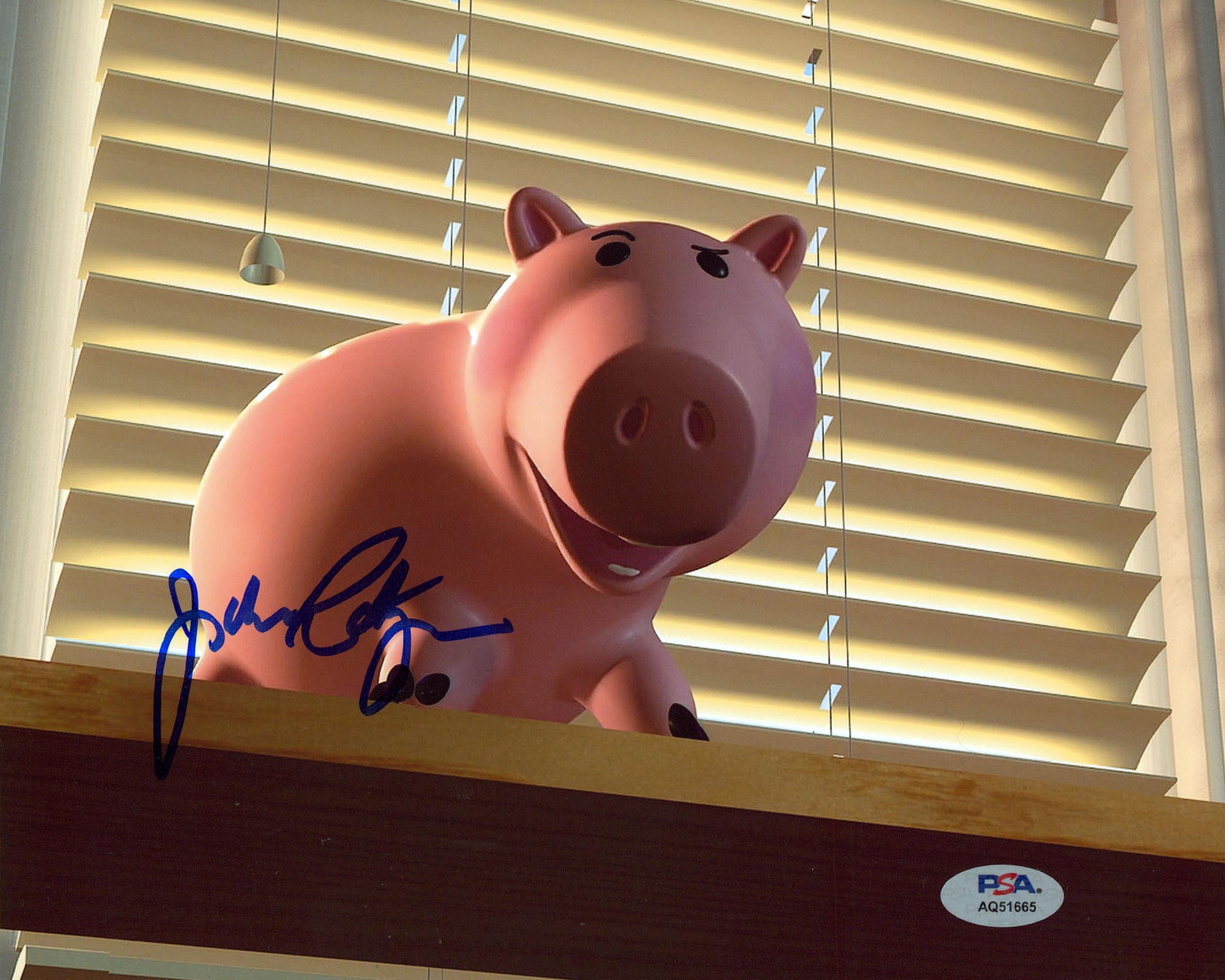 John Ratzenberger Toy Story Authentic Signed 8x10 Horizontal Photo PSA/DNA 3