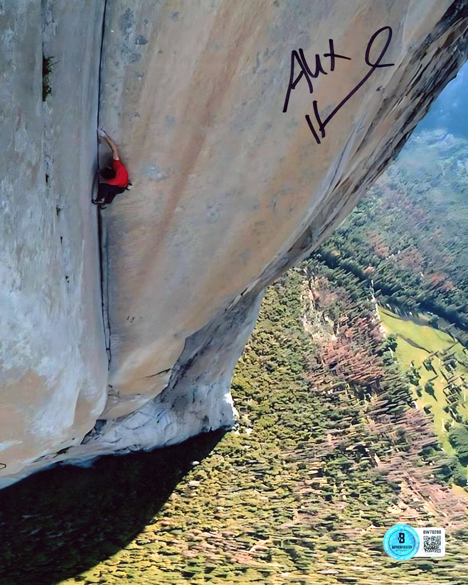 Alex Honnold Authentic Signed 8x10 Vertical Photo Autographed BAS 4