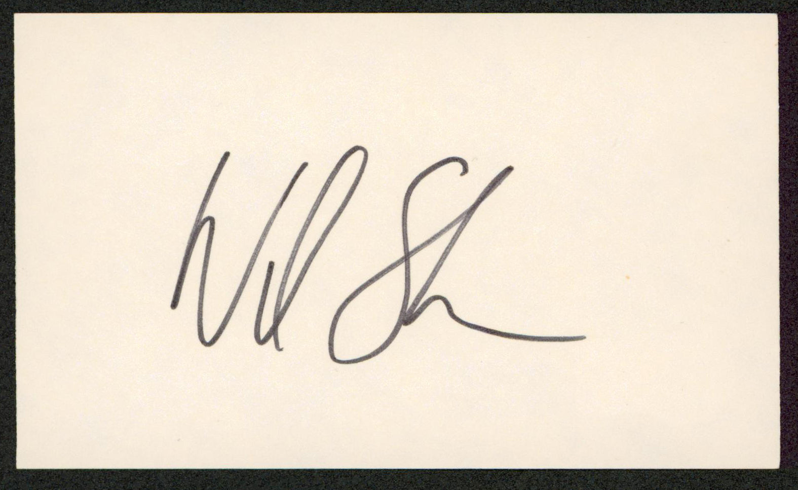 Will Shriner Frasier Authentic Signed 3x5 Index Card Autographed BAS #BW70022