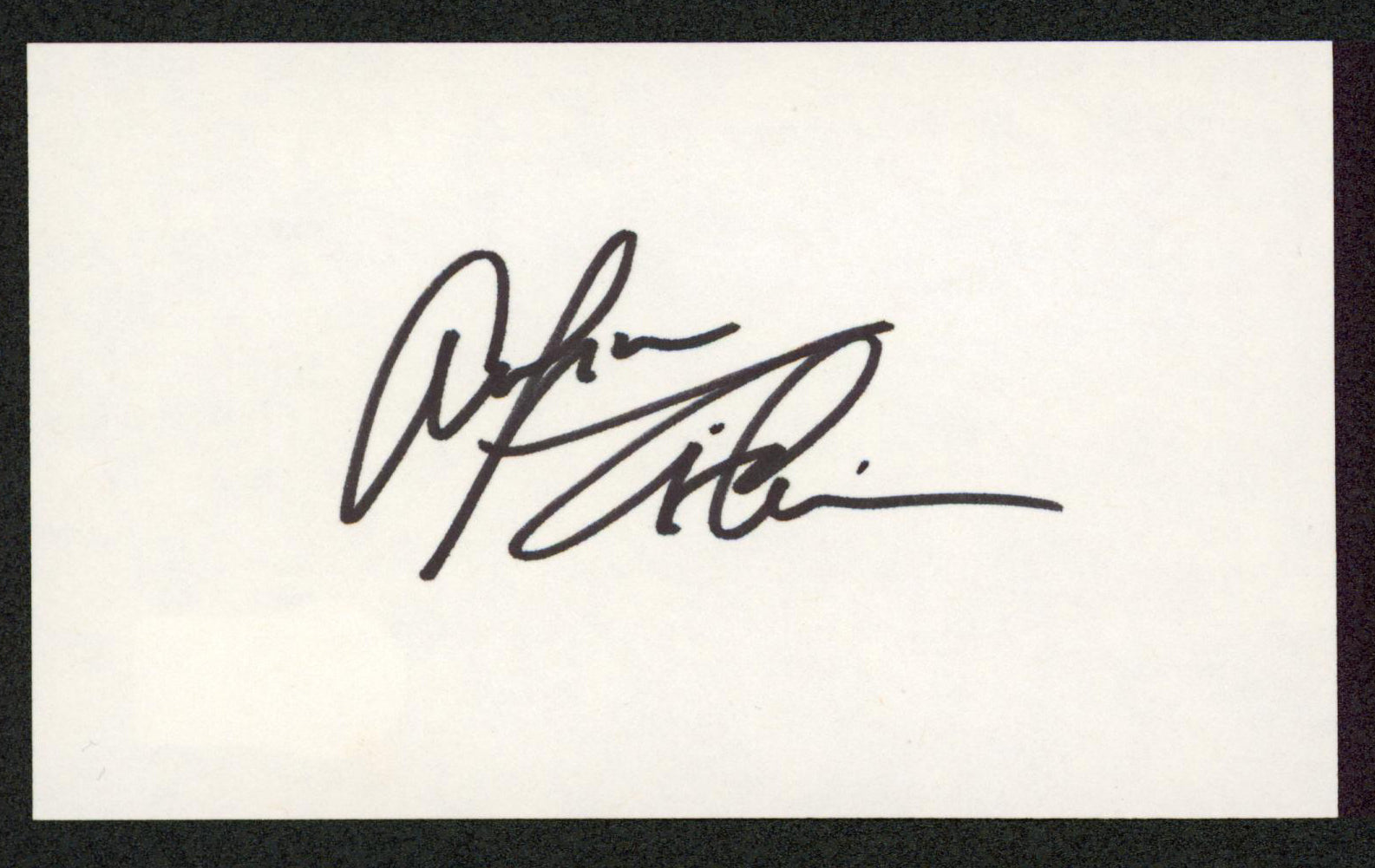 Alfonso Ribeiro Fresh Prince of Bel-Air Signed 3x5 Index Card BAS #BW70038