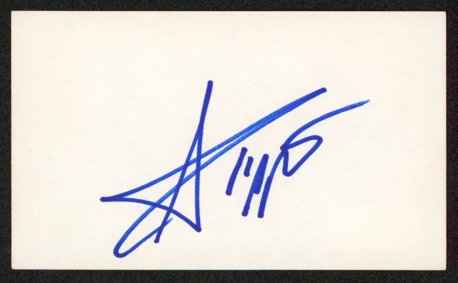 Aaron Tippin Country Musician Authentic Signed 3x5 Index Card BAS #BW35481