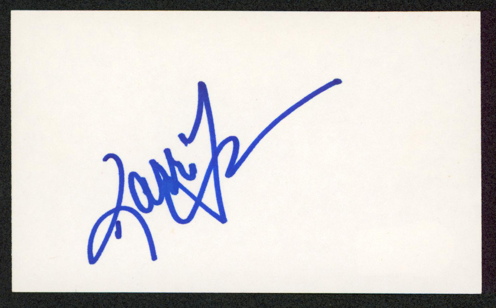 Karri Turner NCIS Authentic Signed 3x5 Index Card Autographed BAS #BW35500