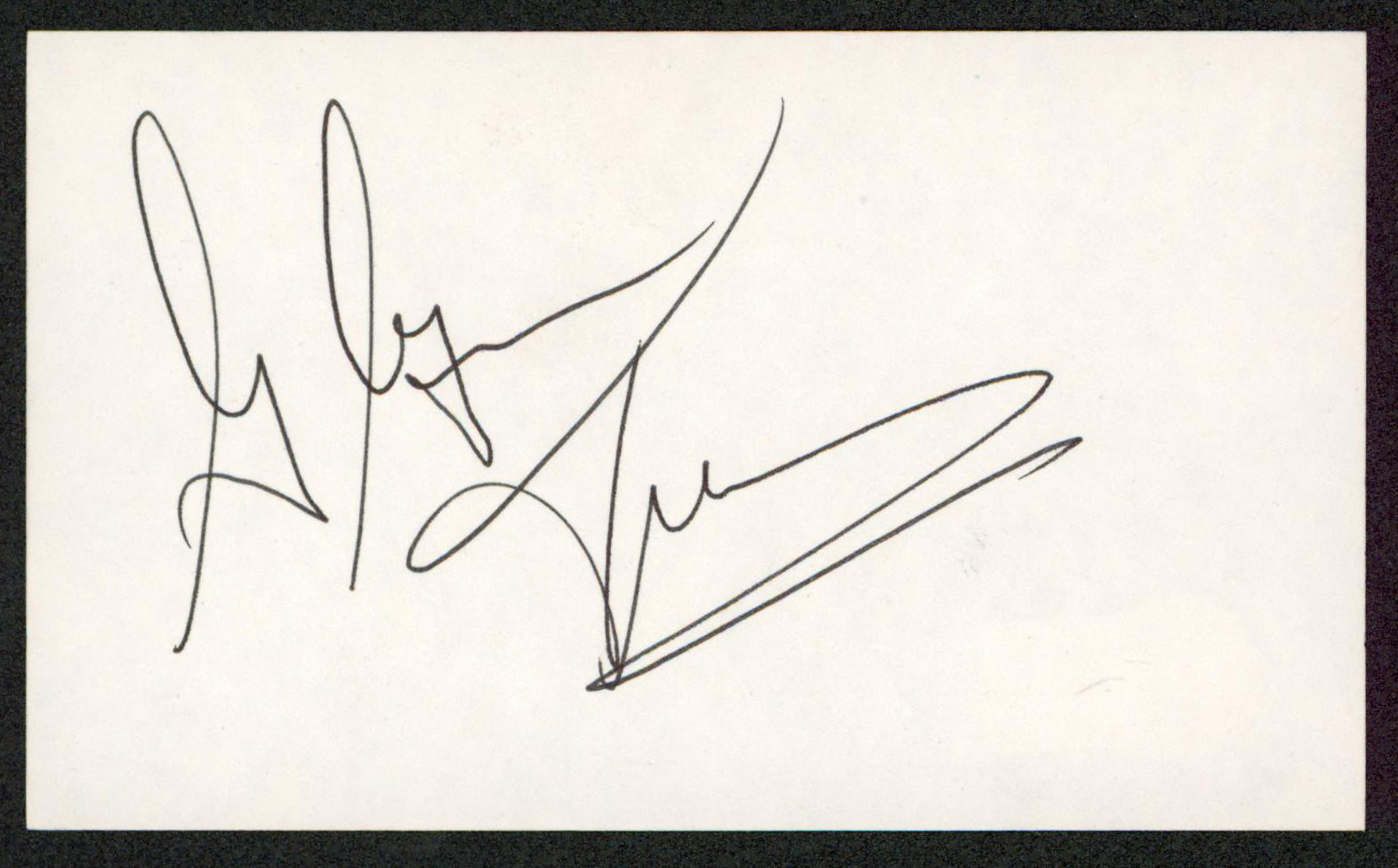 Glynn Turman Cooley High Authentic Signed 3x5 Index Card BAS #BW35504