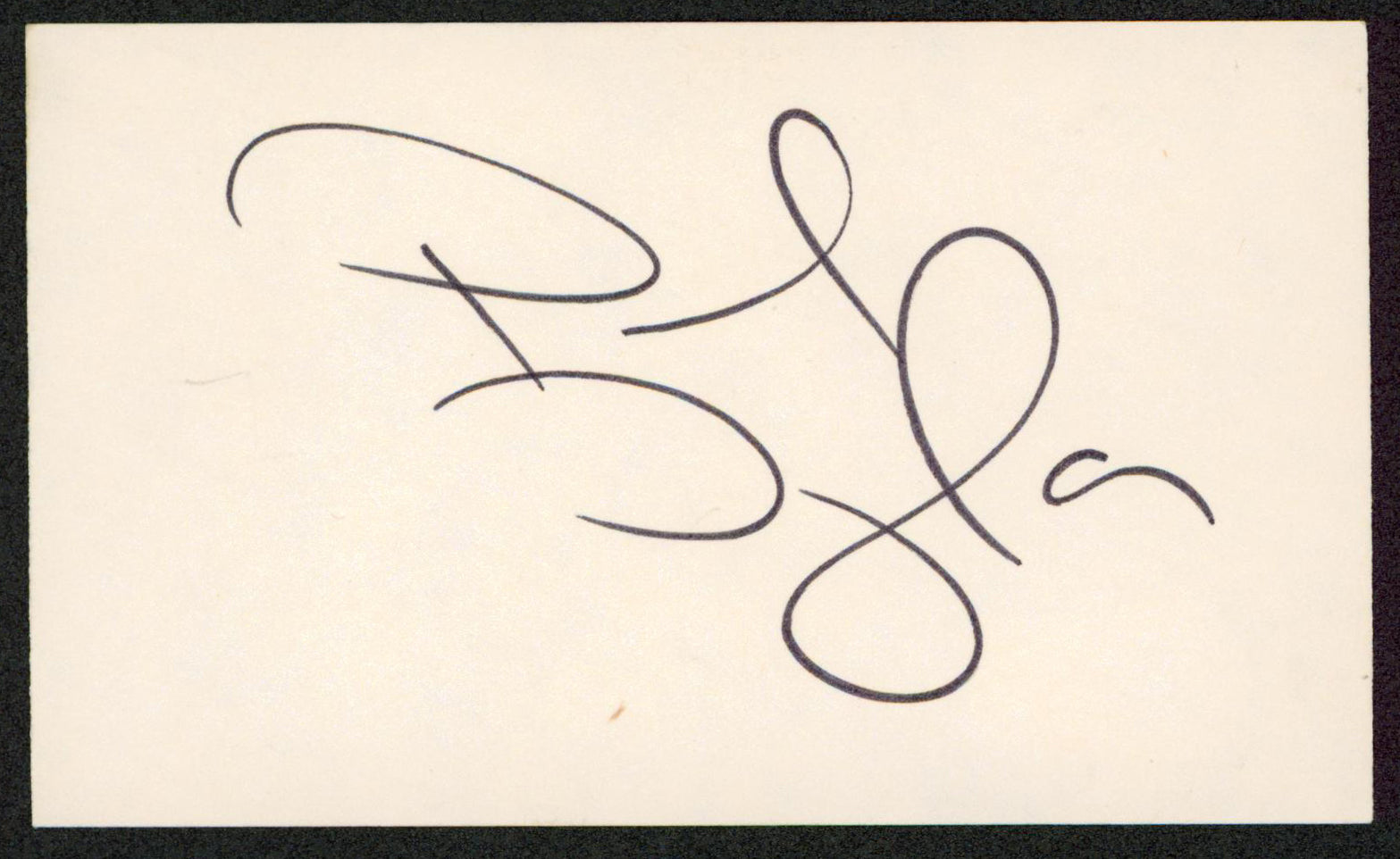 Paul Taylor Choreographer Authentic Signed 3x5 Index Card BAS #BW35509