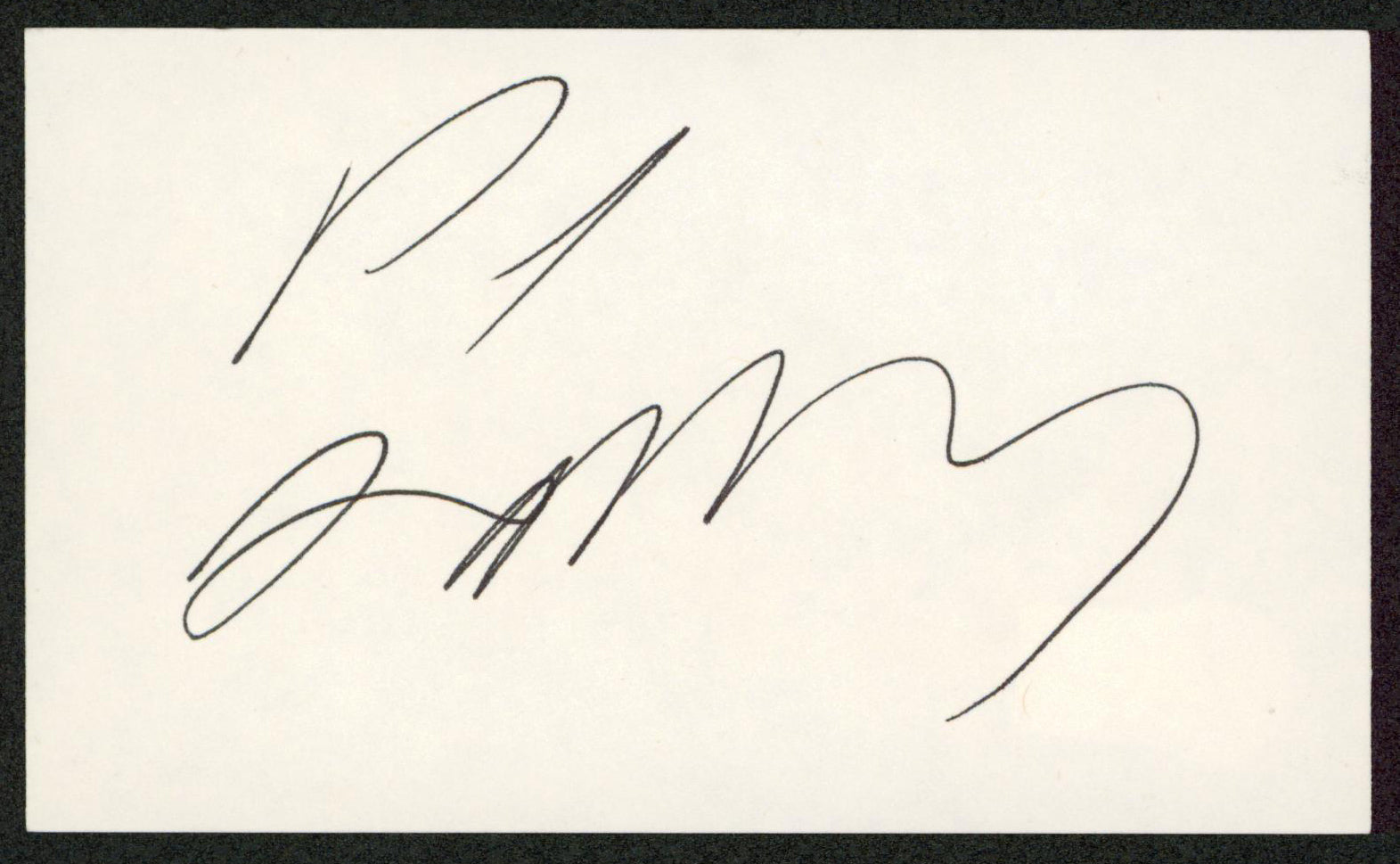 Tommy Davidson In Living Color Authentic Signed 3x5 Index Card BAS #BW35526