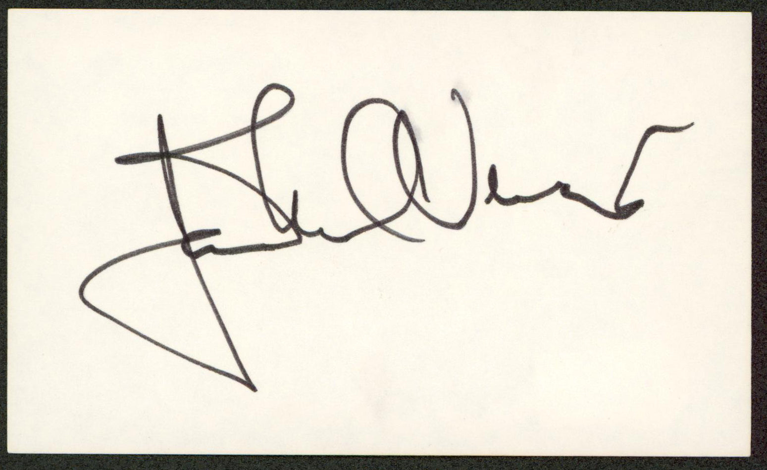 Jan-Michael Vincent Airwolf Authentic Signed 3x5 Index Card Autographed BAS