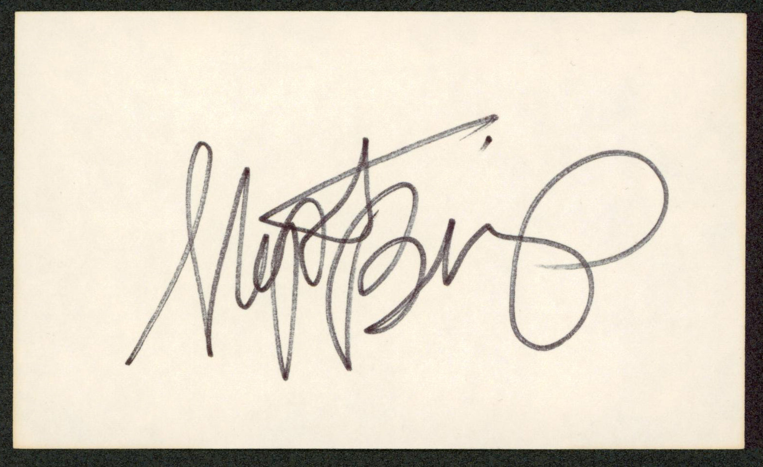 Stephen Bishop Animal House Authentic Signed 3x5 Index Card Autographed BAS