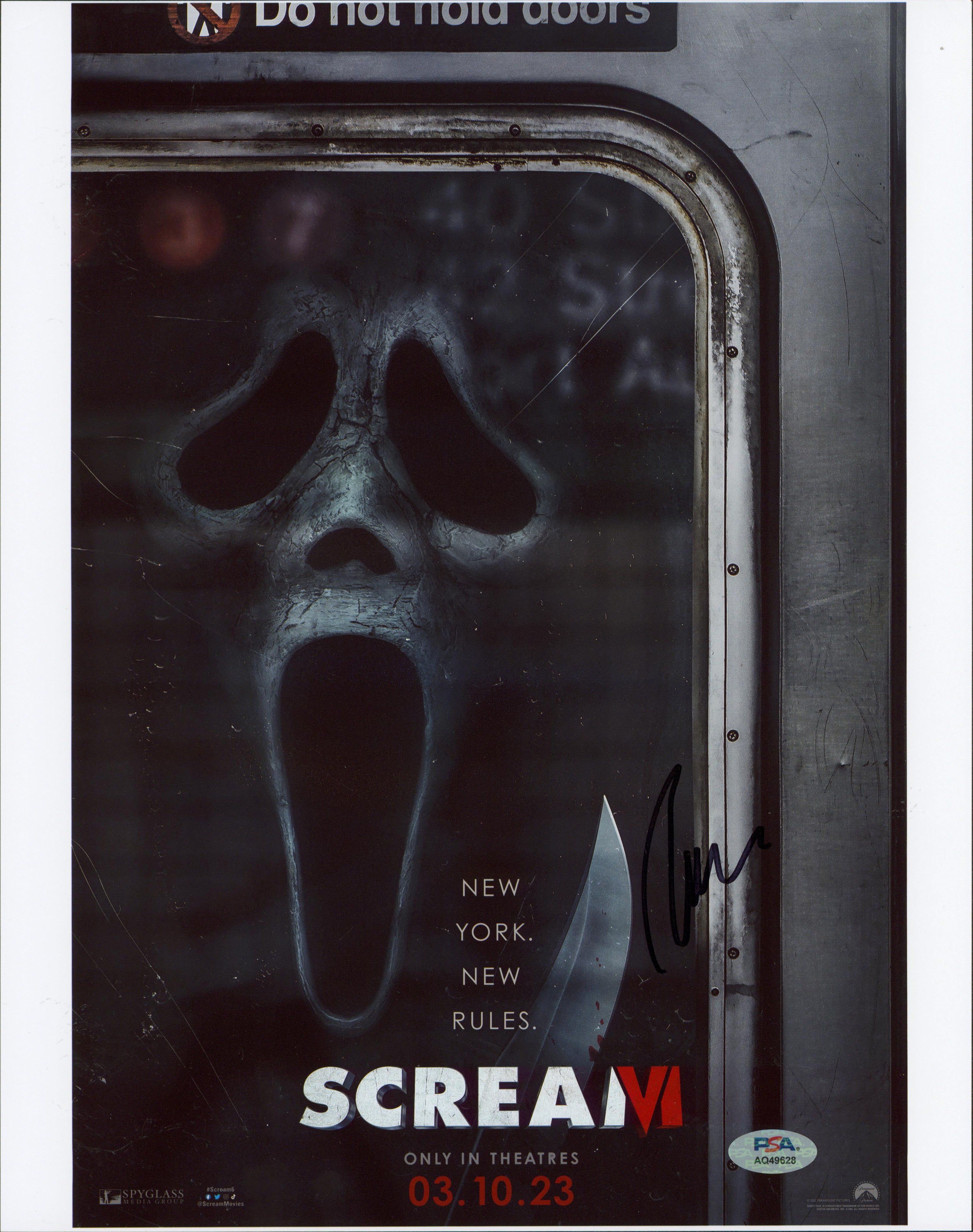Matt Bettinelli-Olpin Scream VI Authentic Signed 11x14 Photo PSA/DNA #AQ49628