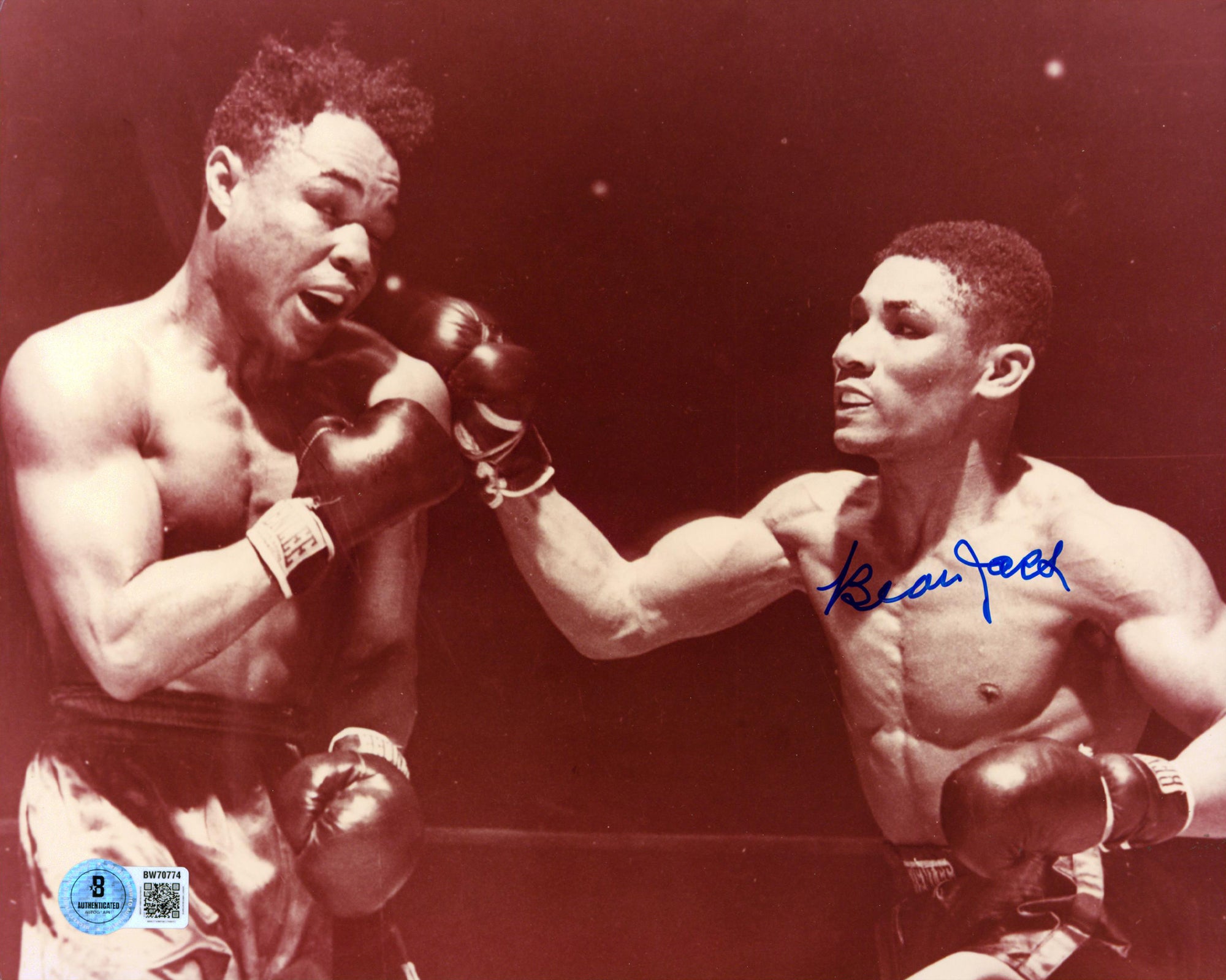 Beau Jack Authentic Signed 8x10 Horizontal Photo Autographed BAS #BW70774