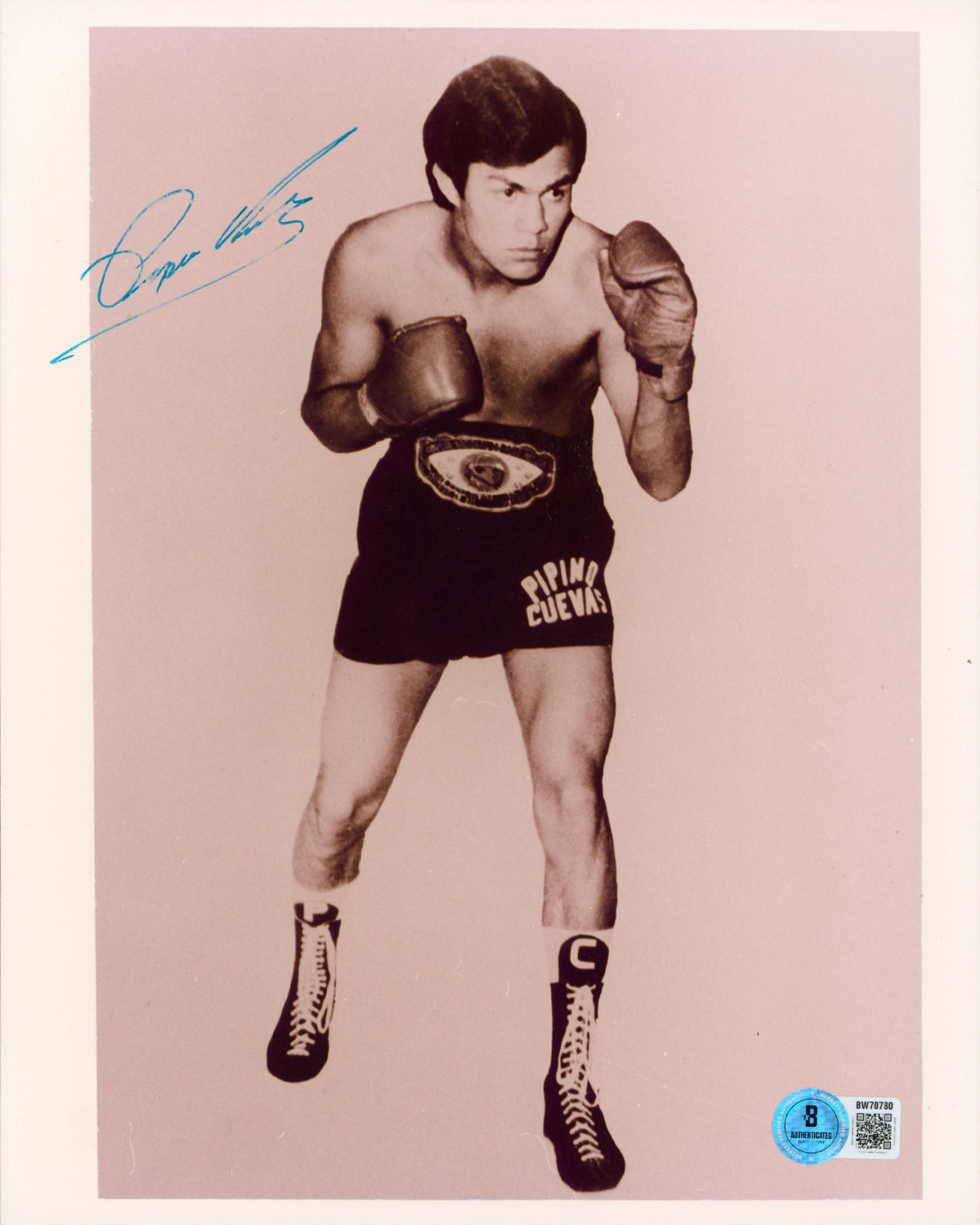Pipino Cuevas Authentic Signed 8x10 Vertical Photo Autographed BAS #BW70780