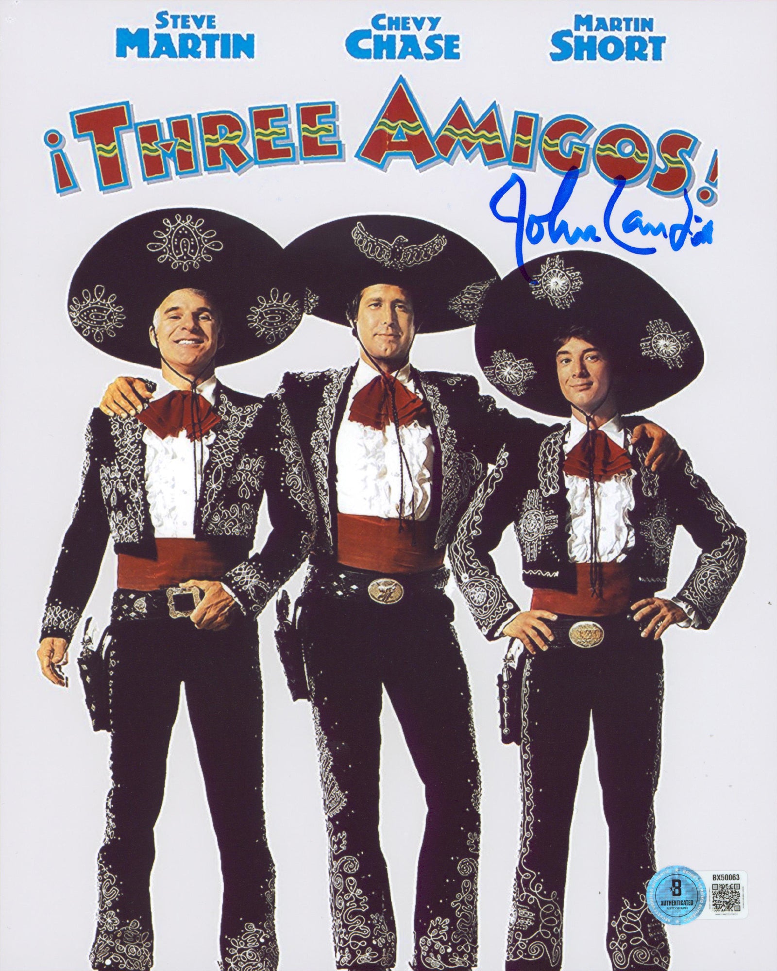 John Landis Three Amigos! Authentic Signed 8x10 Vertical Photo Autographed BAS 9