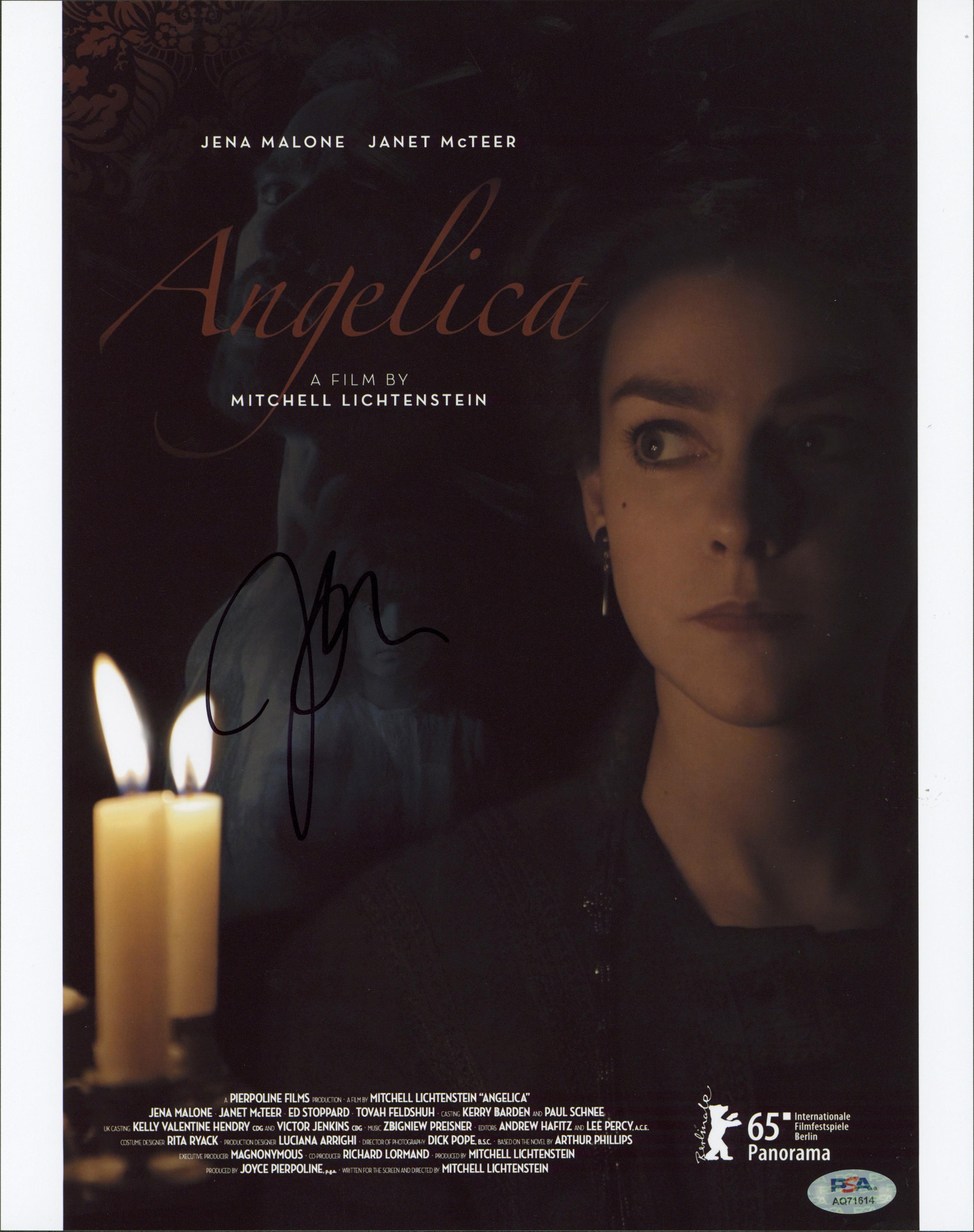 Jena Malone Angelica Authentic Signed 11x14 Vertical Photo PSA/DNA #AQ71614