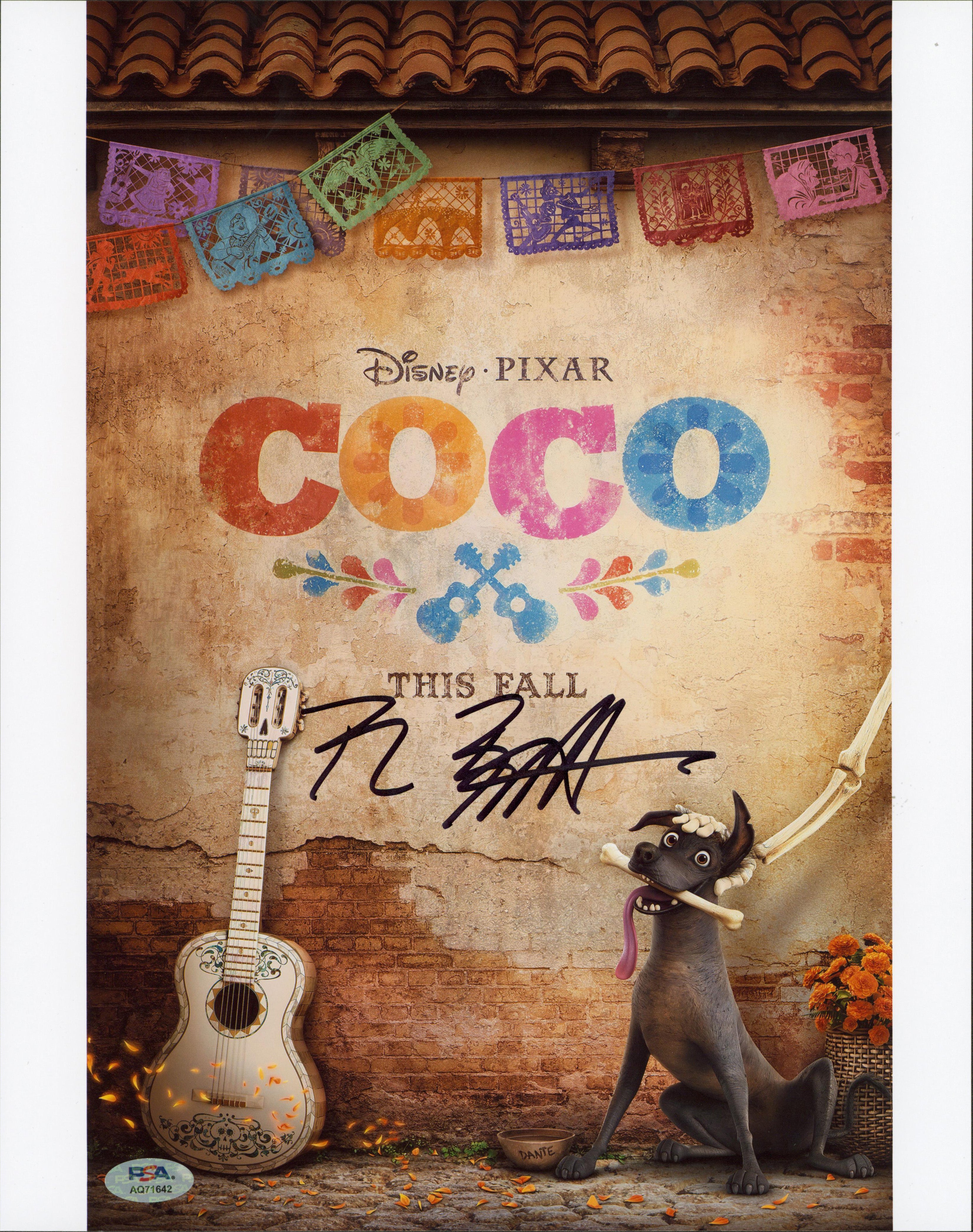 Benjamin Bratt Coco Authentic Signed 11x14 Vertical Photo PSA/DNA #AQ71642