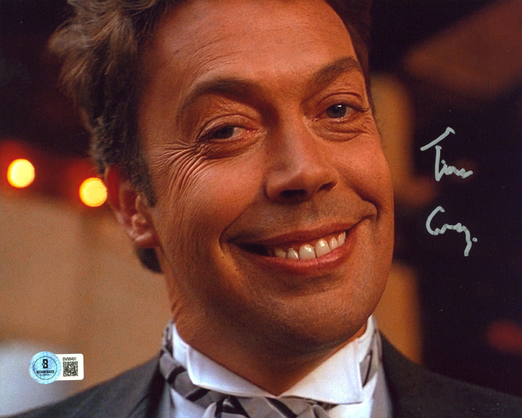 Tim Curry Home Alone 2: Lost in New York Signed 8x10 Horizontal Photo BAS 2
