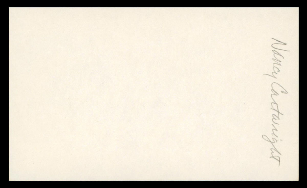 Nancy Cartwright Simpsons "Bartman Isn't..." Signed 3x5 Index Card BAS #BL98205