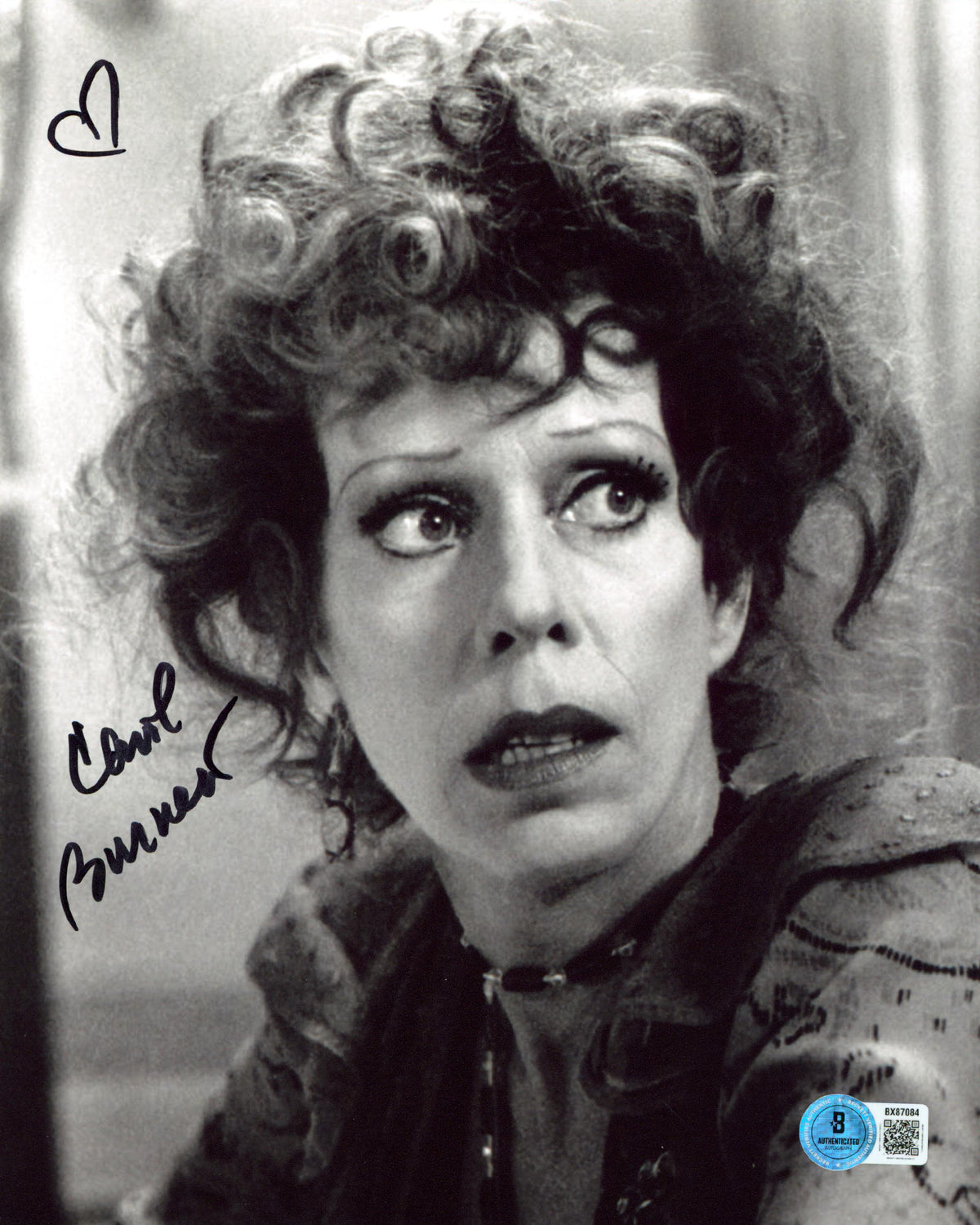 Carol Burnett Authentic Signed 8x10 Vertical Photo Autographed BAS 19