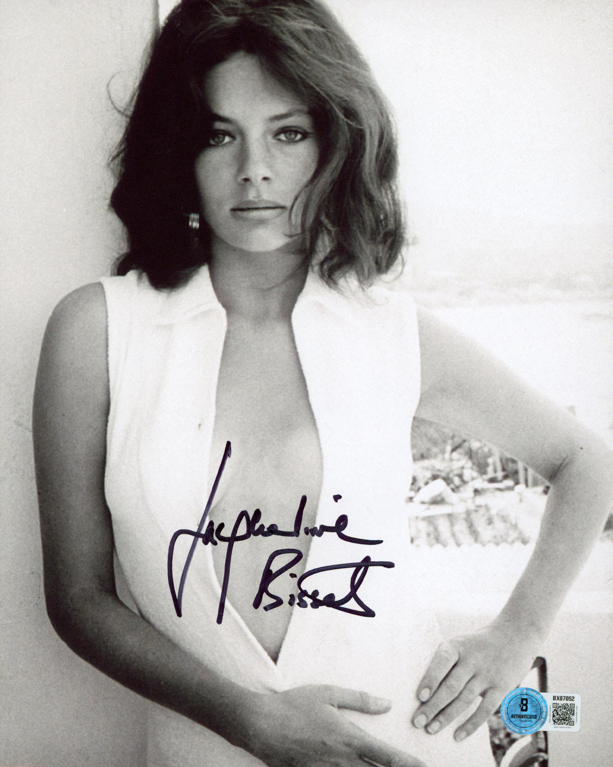 Jacqueline Bisset The Deep Authentic Signed 8x10 Vertical Photo BAS 13